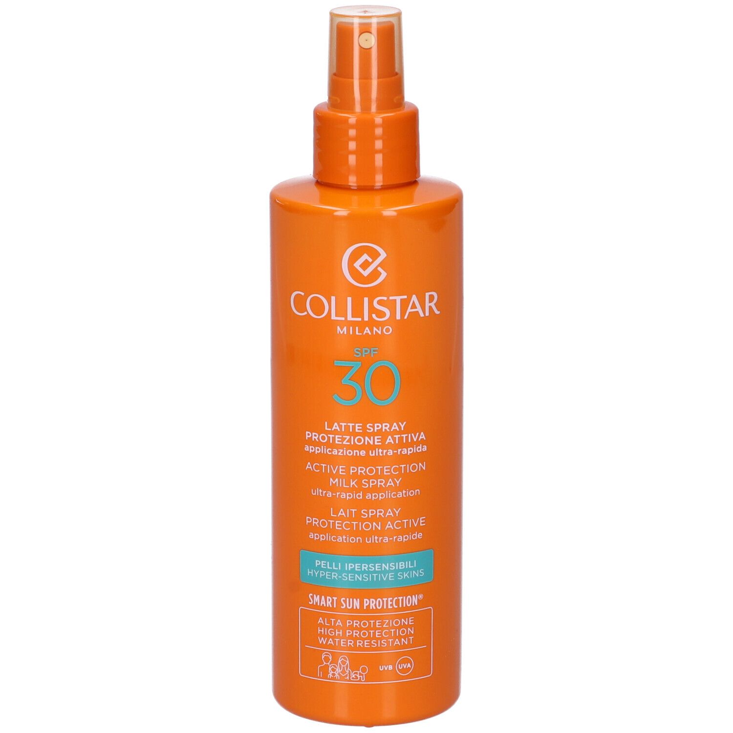 Collistar Latte Spray Protezione Attiva Pelli Ipersensibili Spf 30