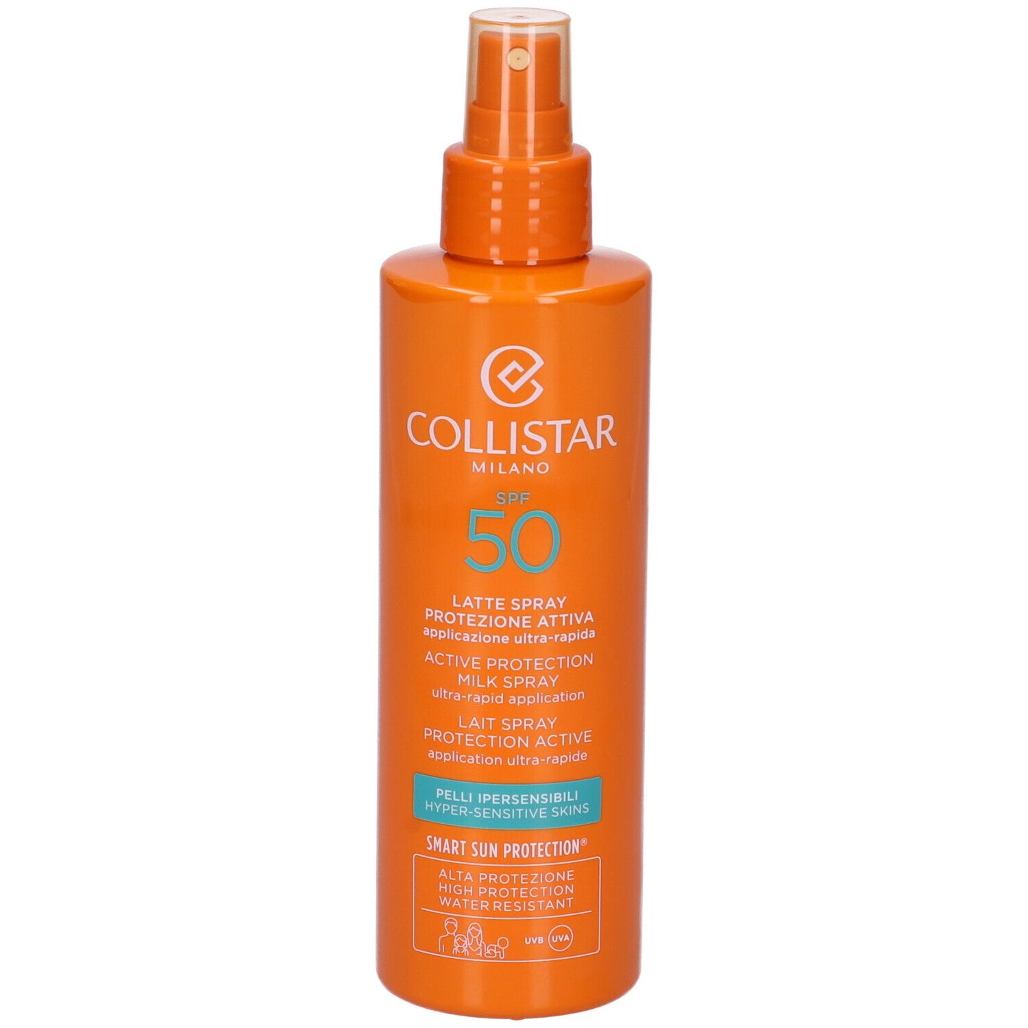 Collistar Latte Spray Protezione Attiva Pelli Ipersensibili SPF50