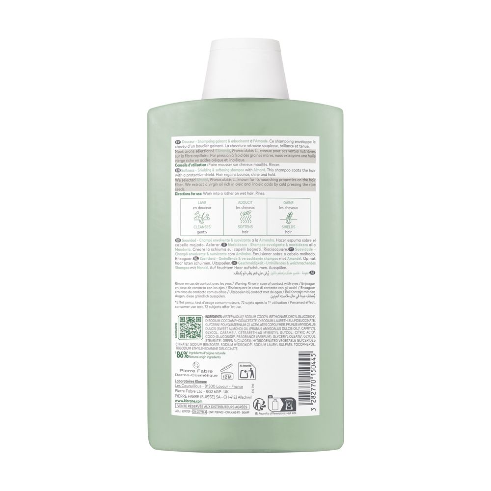 Klorane Shampoo LTT Mand 400Ml 400 ml