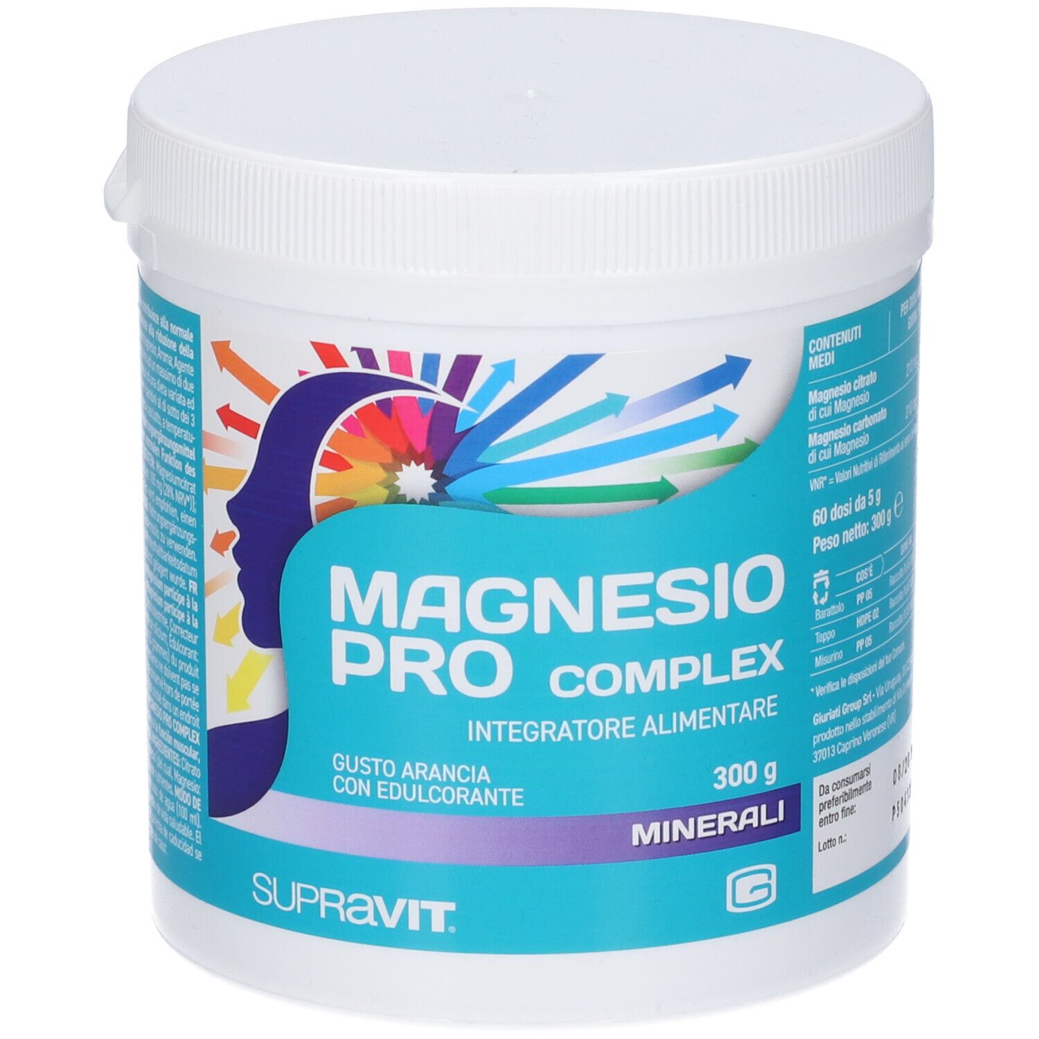 Supravit Magnesio Pro Complex Polvere Gusto Arancia