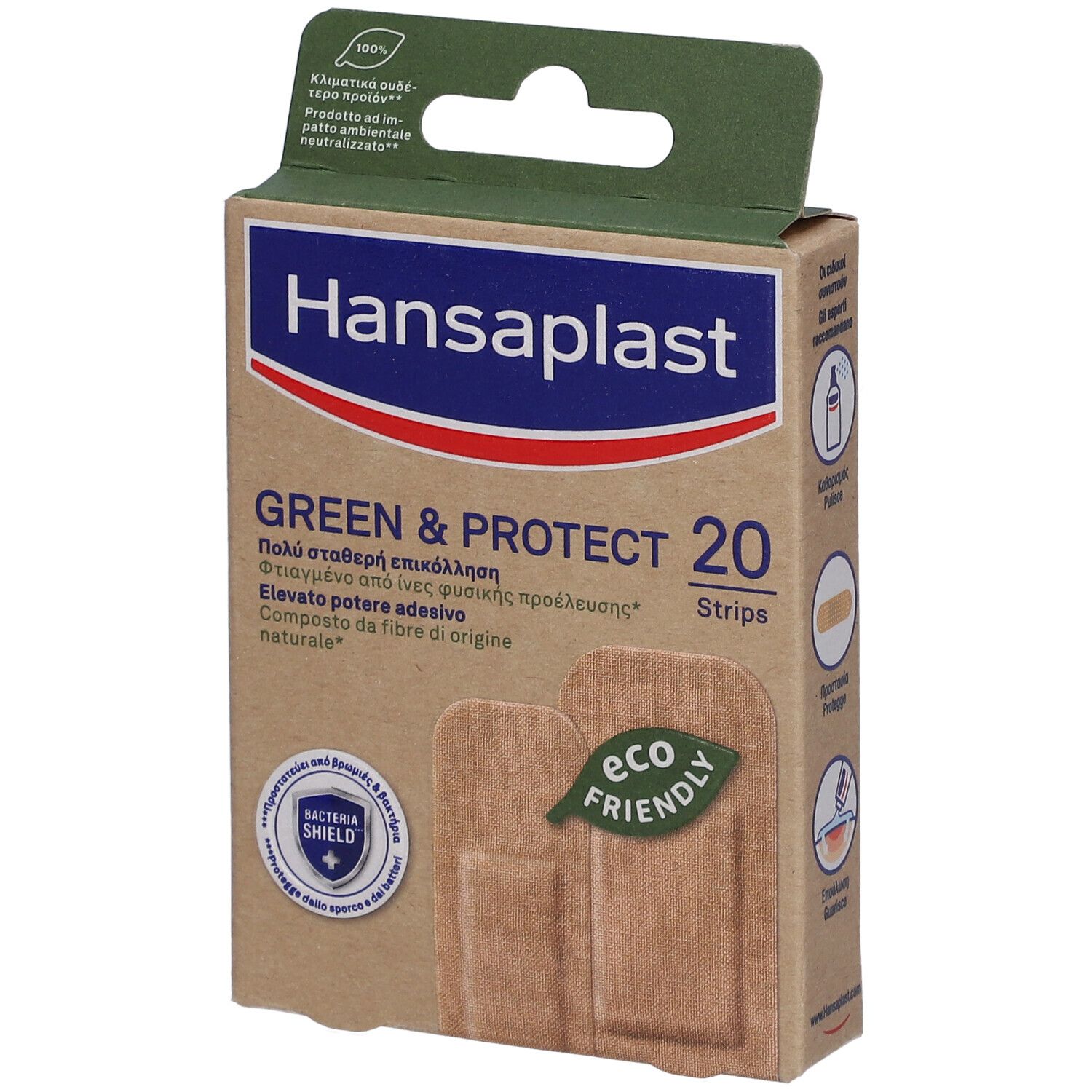 Hansaplast Green & Protect (22 x 72 mm) (30 x 72 mm)