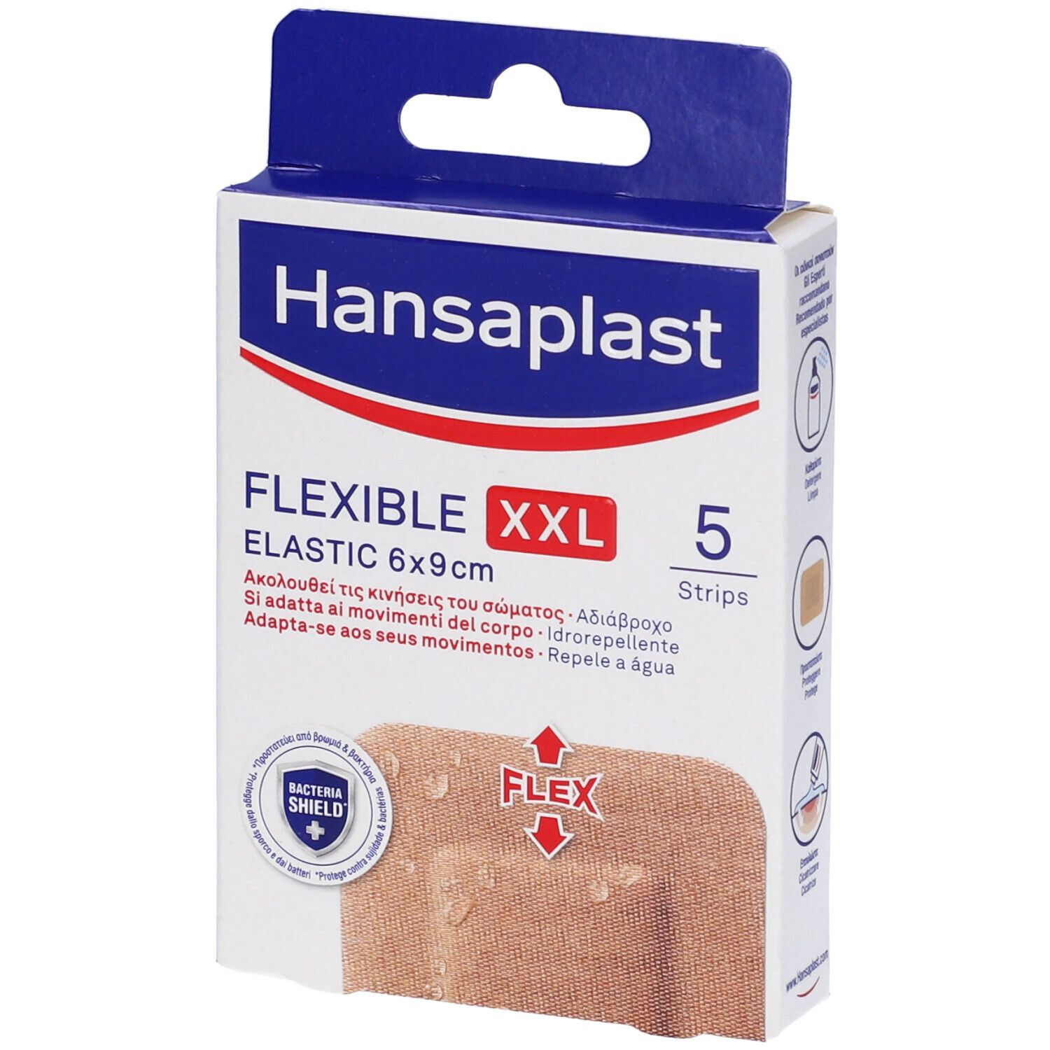 Hansaplast Elastico Flessibile Xxl 6X9cm 5 Pz - Immagine 7
