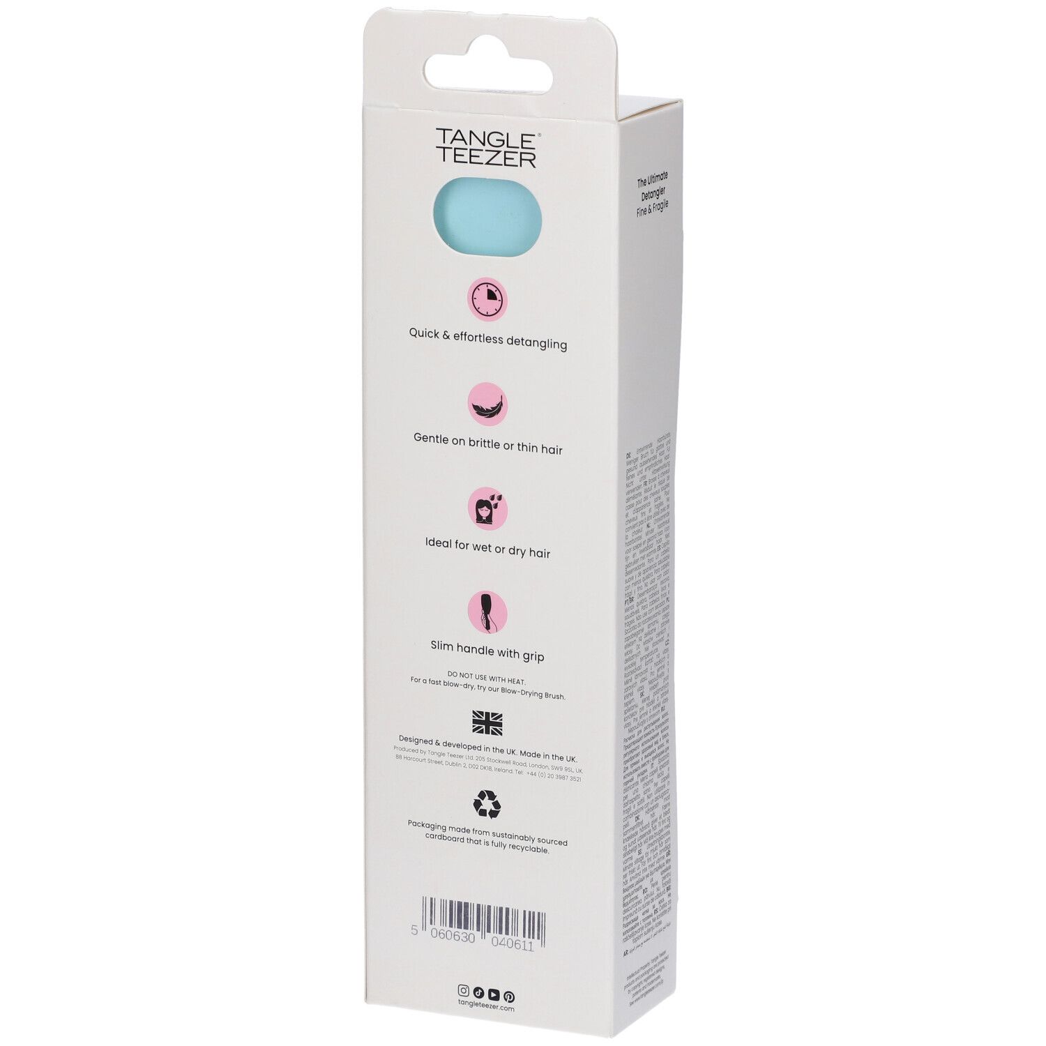 Tangle Teezer The Fine & Fragile Wet - Spazzola districante per capelli fini e fragili
