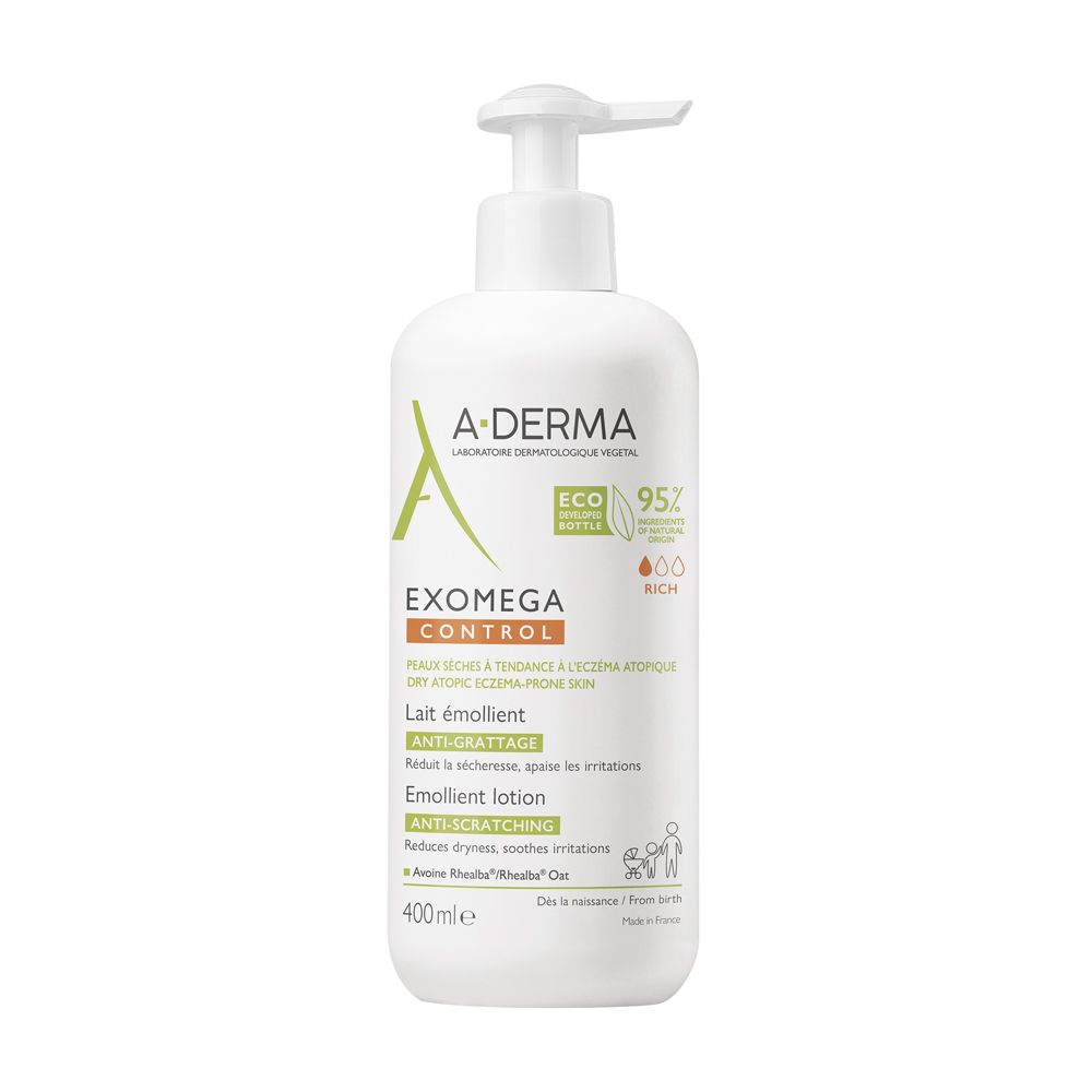 A-Derma, Lozione Emolliente anti-grattage - Exomega Control