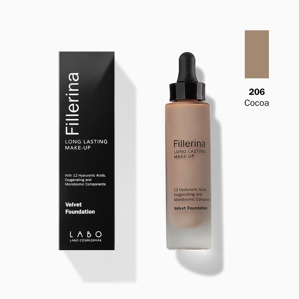 Labo Fillerina Long Lasting Make-Up Velvet Foundation Fondotinta Colore 6 - risparmia il 20% con il codice: SWISSE20
