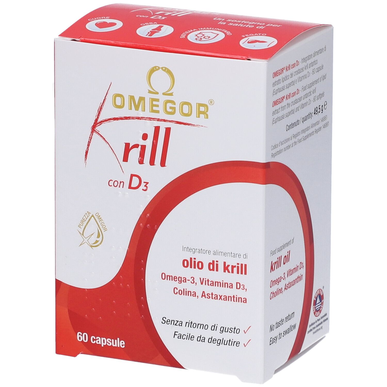 Omegor Krill D3 Capsule