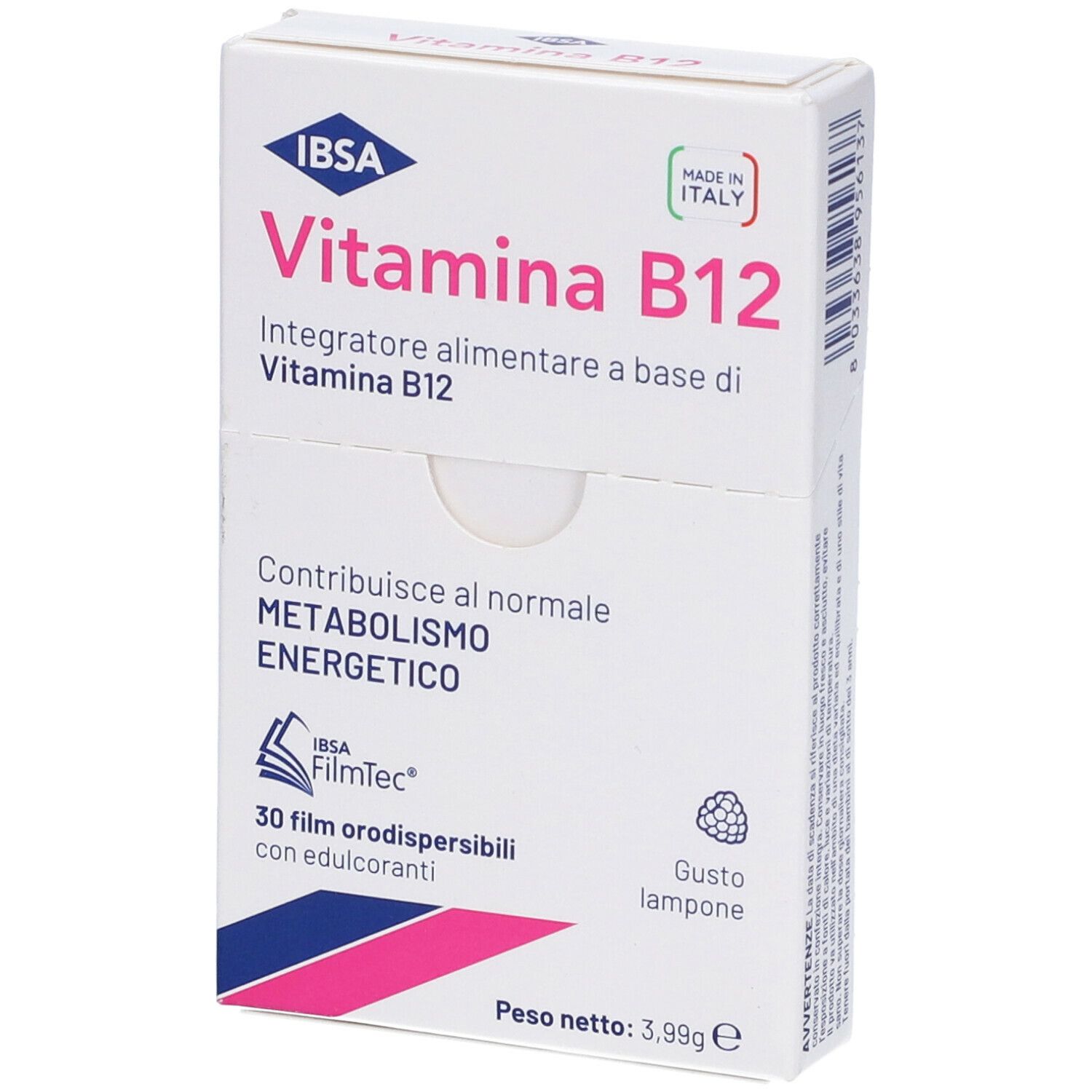 Vitamina B12 Ibsa 30 Film Orali 3,99 G | Redcare