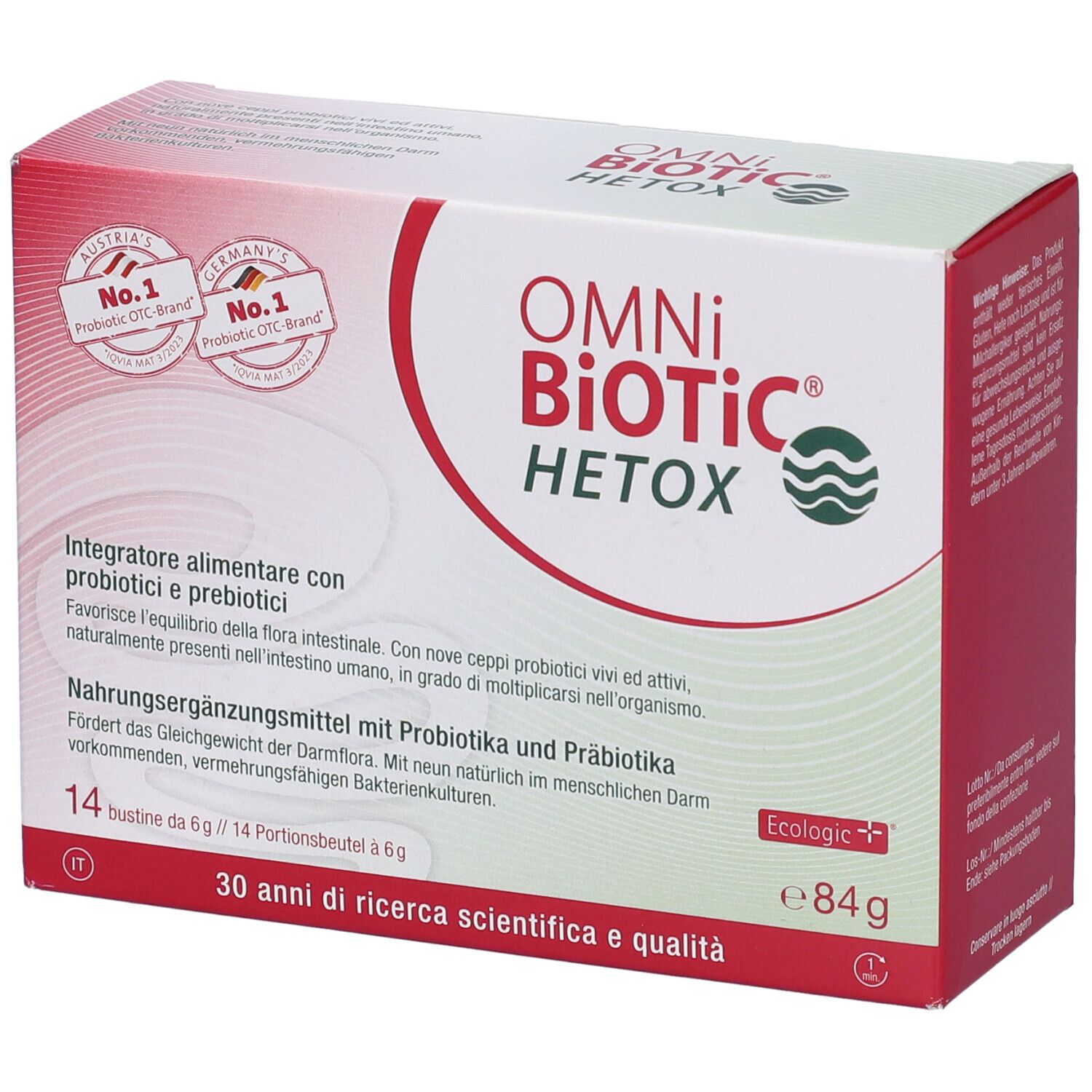 Institut Allergosan Gmbh Omni Biotic Hetox 14 Bustine Da 6 G - Immagine 7