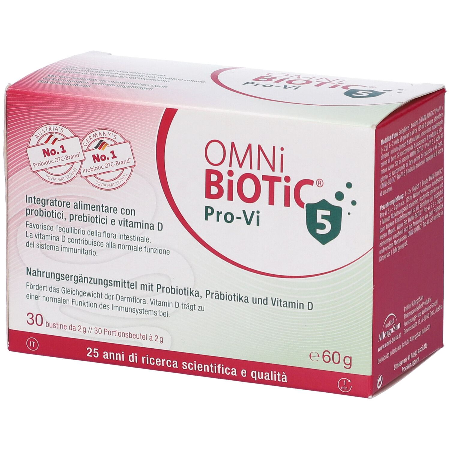 Omini Biotic Pro-Vi 5 - Integratore Di Probiotici 30 Bustine - Immagine 8