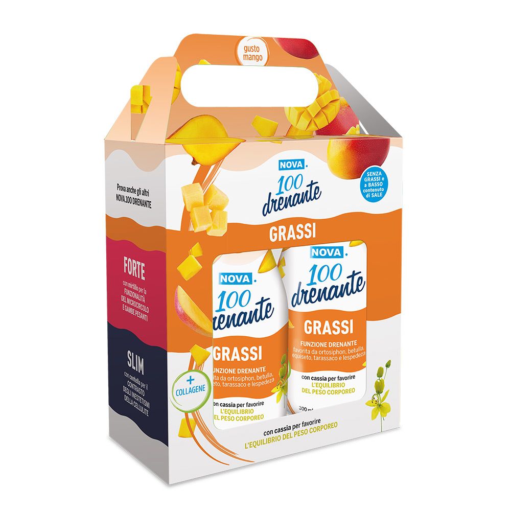 Nova 100 Drenante Grassi Mango Bipack 2 X 300 Ml