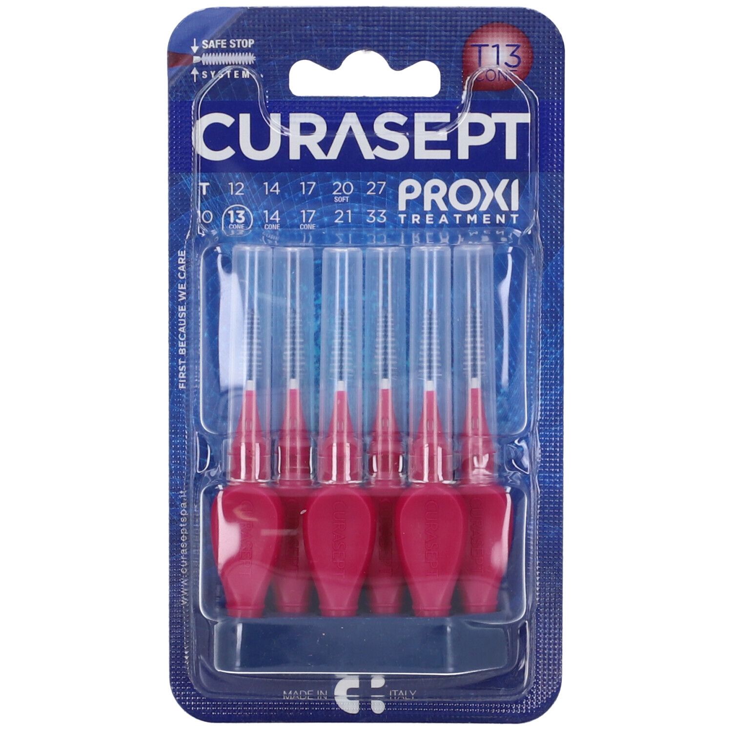 Curasept Proxi T13 Cone Bord6P 1 St Zahnbürste