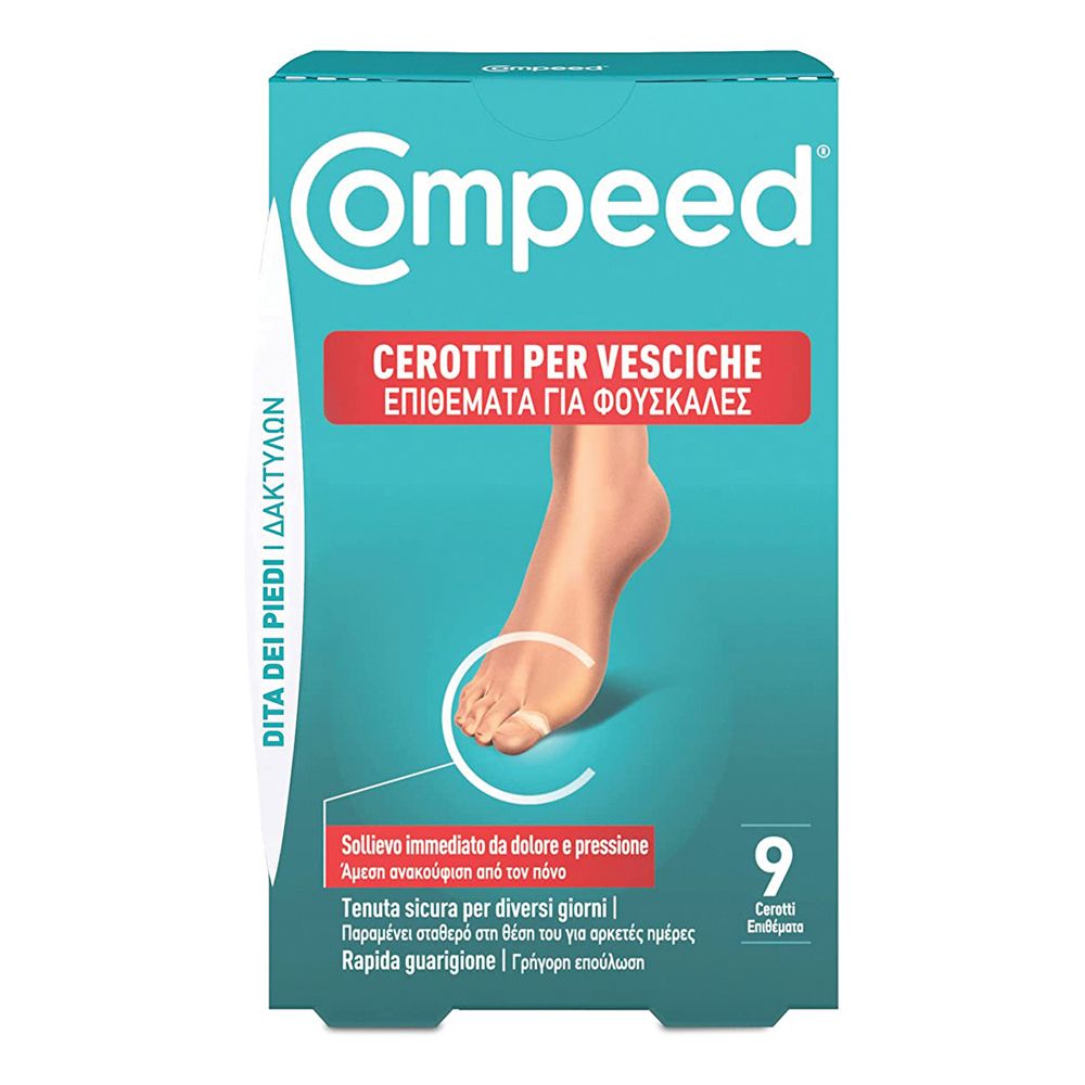 Compeed Blasenpflaster für Zehen, 9 Stück.