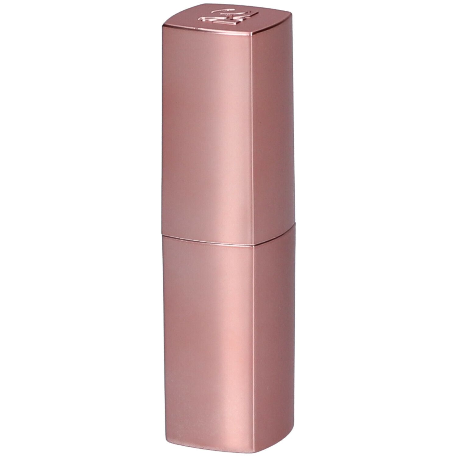 Rossetto rosa in astuccio ottagonale. Parte superiore con logo. Superficie lucida.