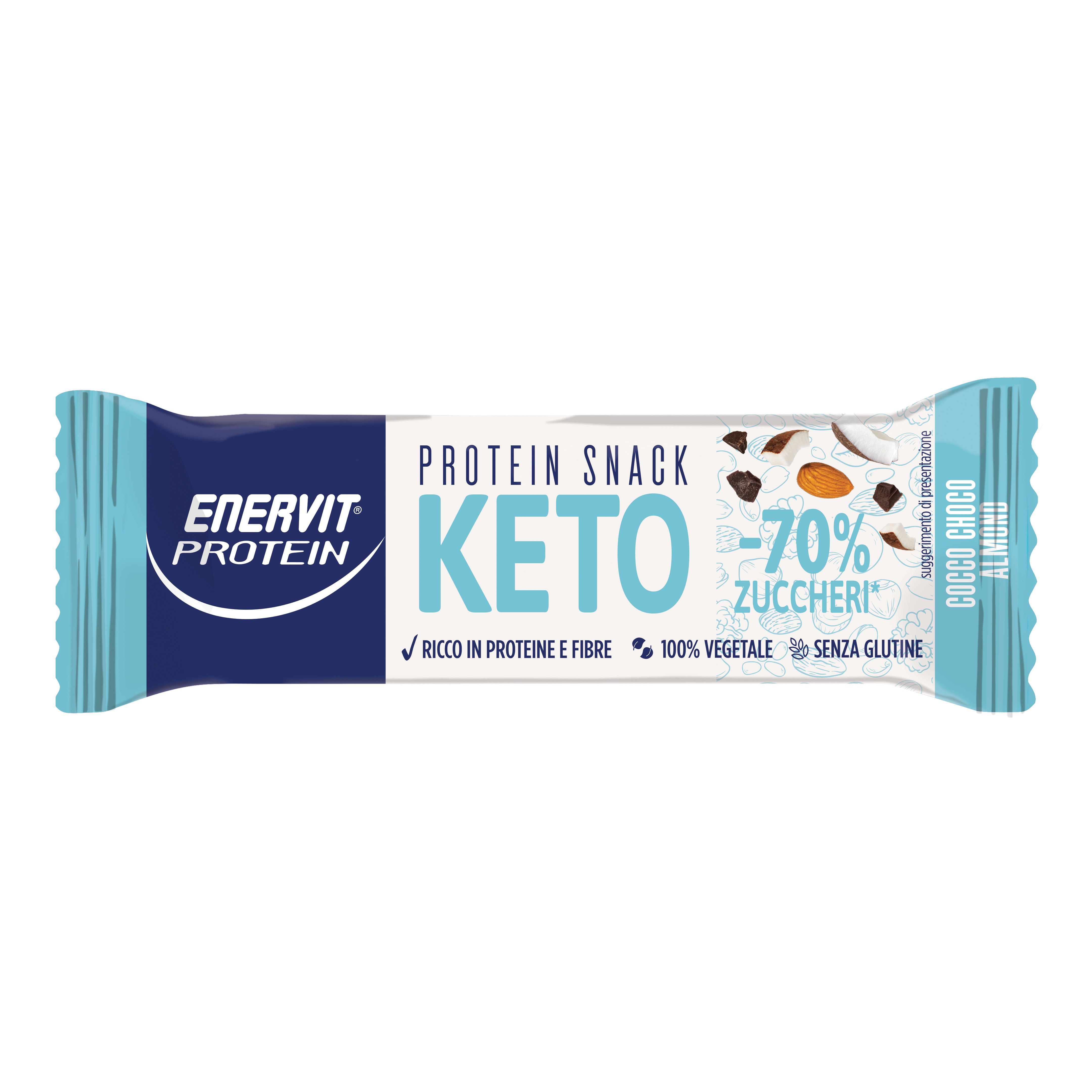 Enervit Protein Keto Snack Cocco Choco Almond