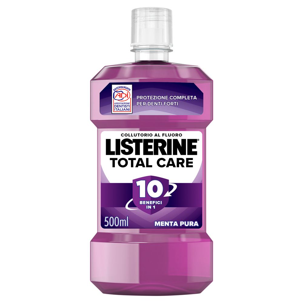 Listerin Total Care Collutorio al gusto di Menta Pura con 6 benefici in 1