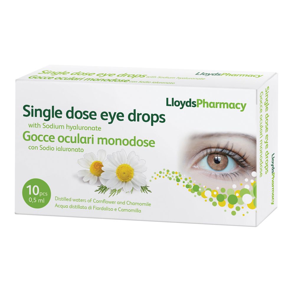 Lloyds Gocce Oculari Monodose 10 Flaconcini 0,5 Ml