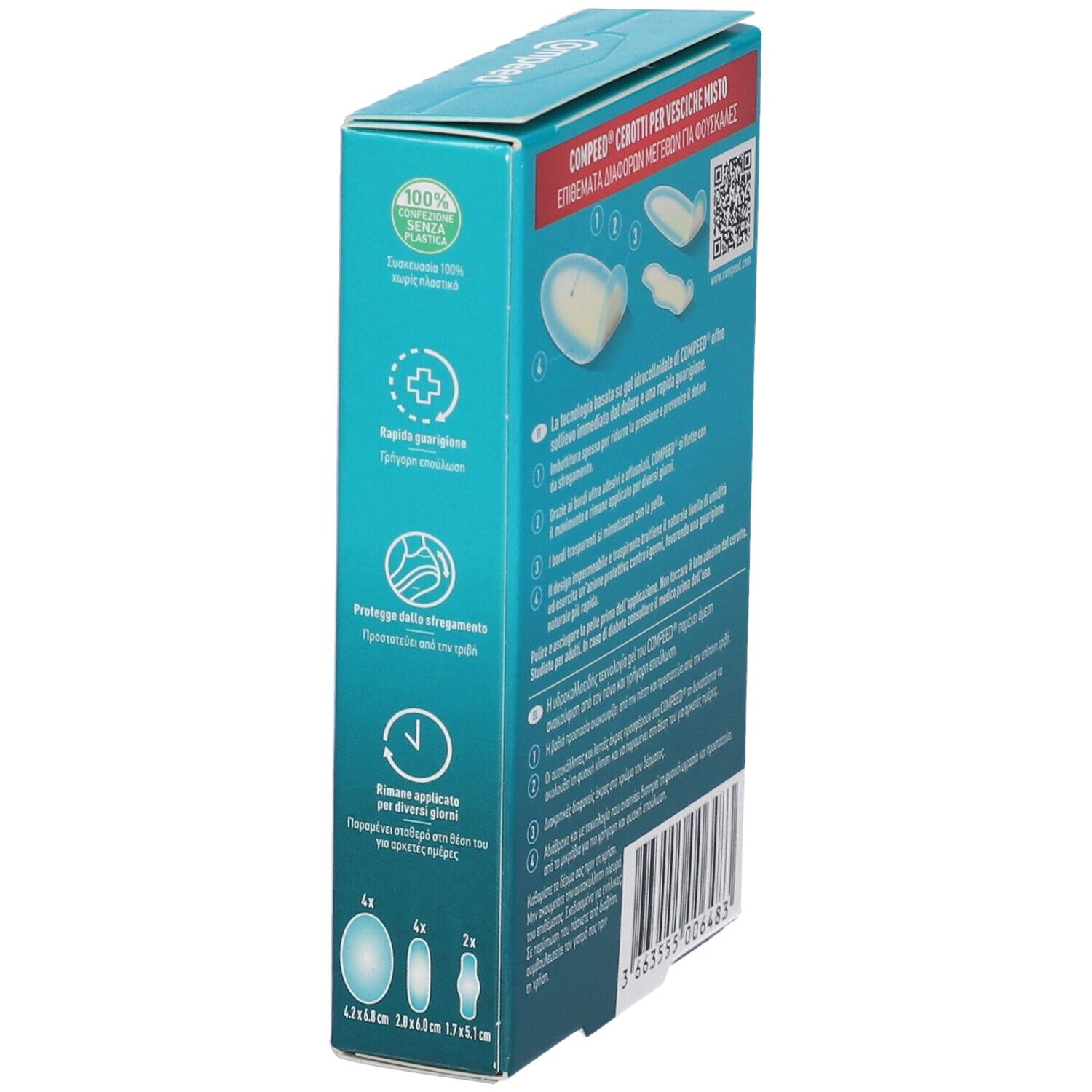 Compeed Blasenpflaster-Sortiment, 10 Stück.