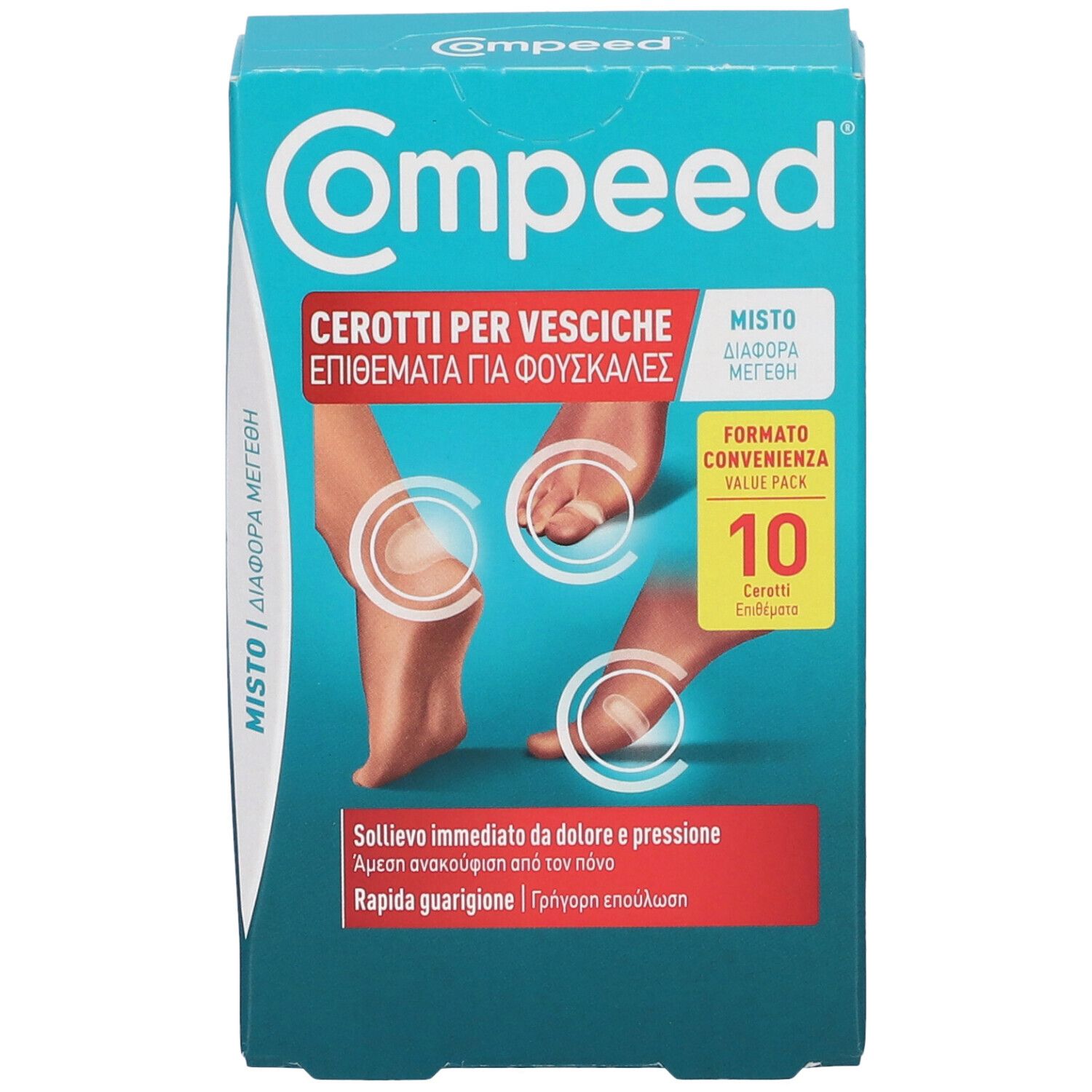 Compeed Blasenpflaster-Sortiment, 10 Stück.