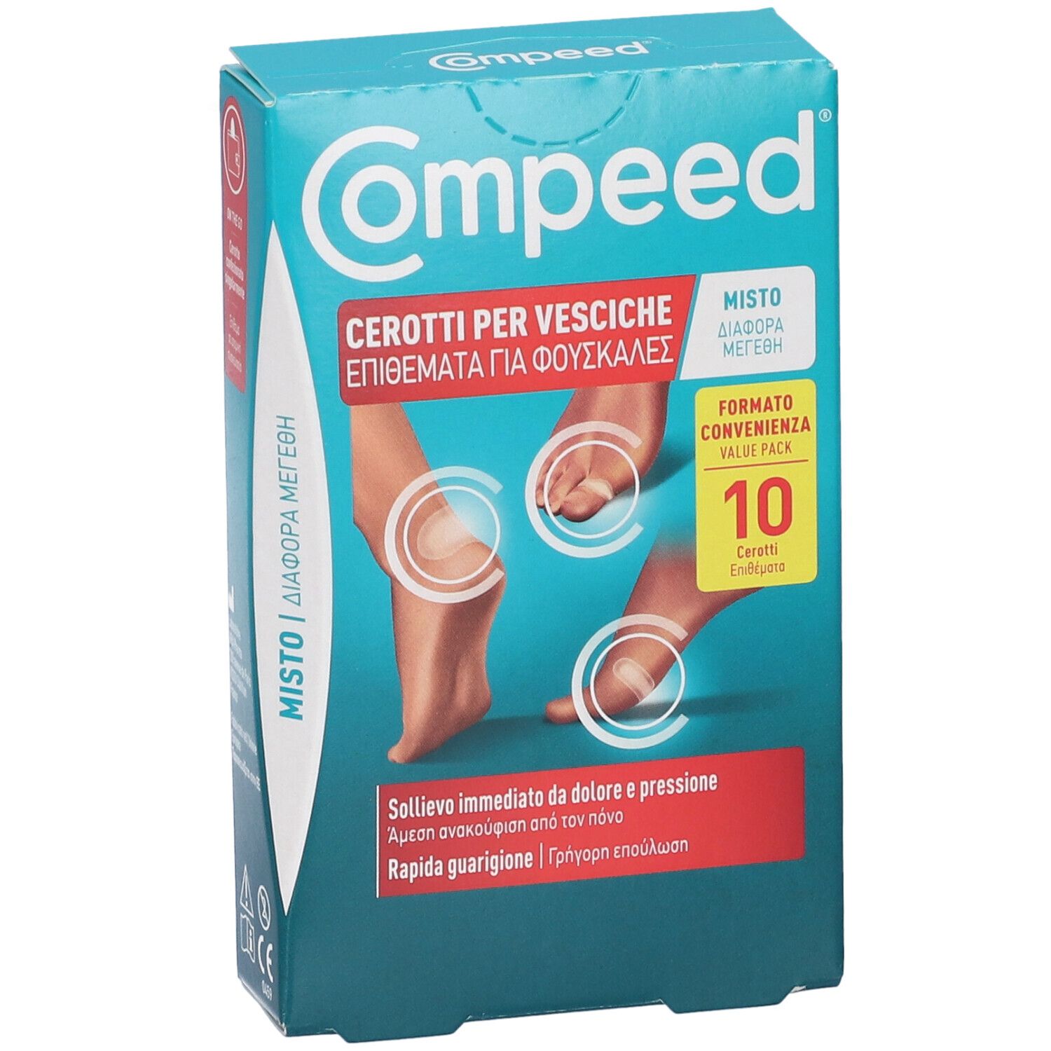 Compeed Blasenpflaster, 10 Stück, für die Füße.