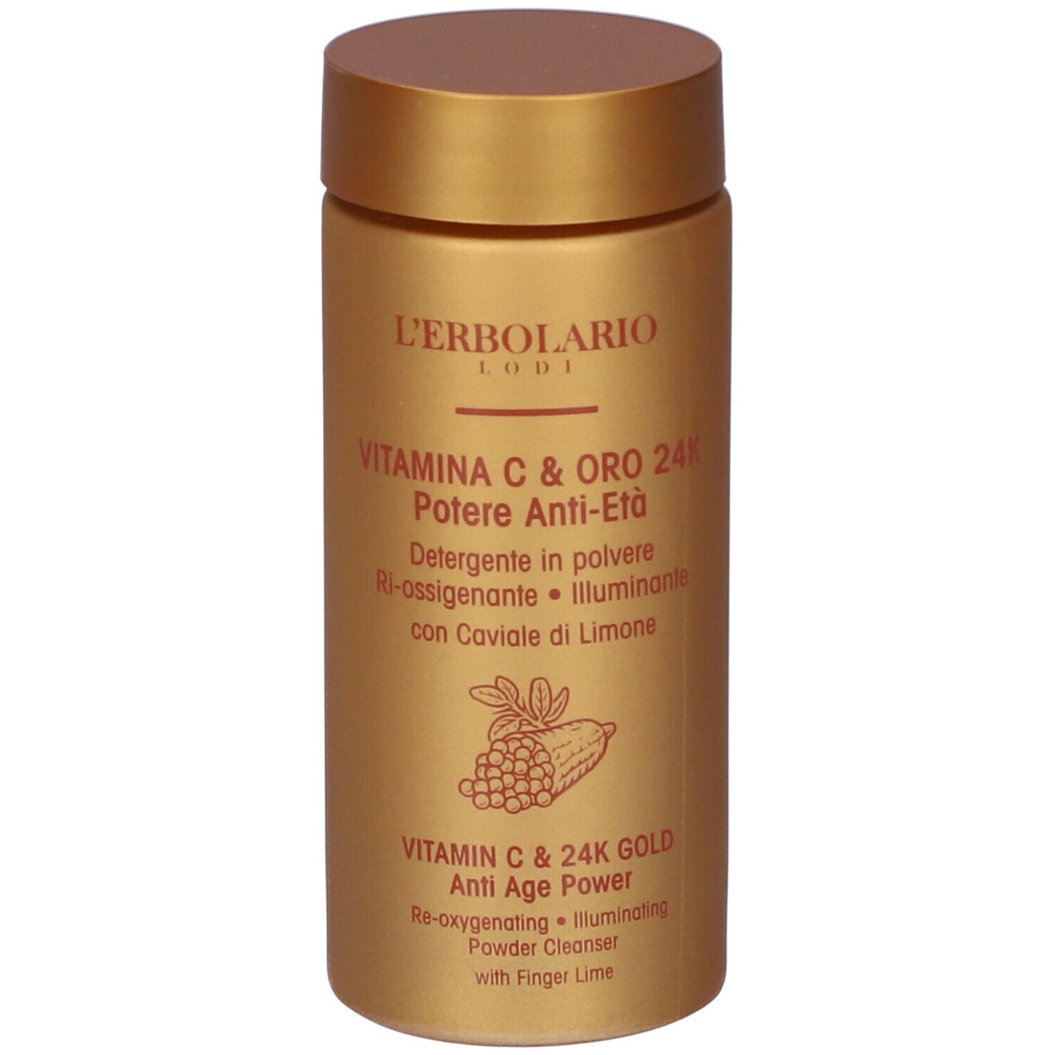 L`Erbolario Detergente Viso in Polvere Vitamina C & Oro 24K