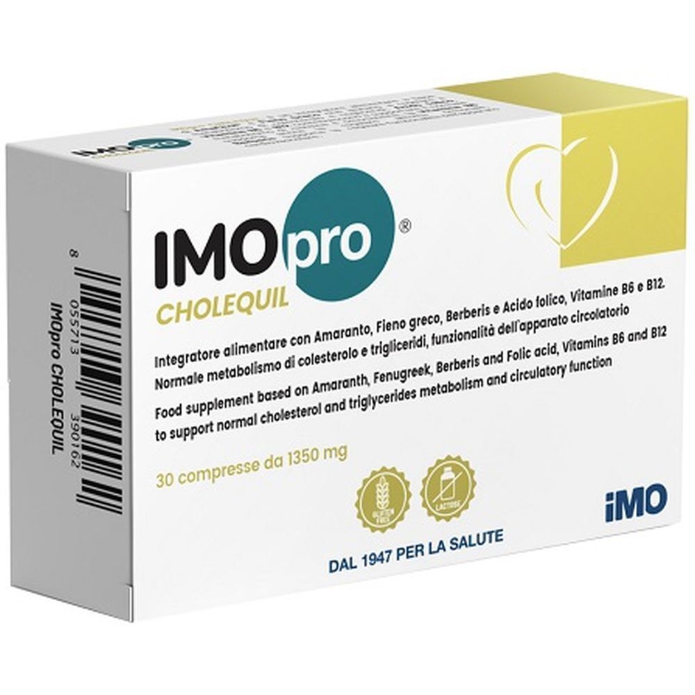 Imo Rosso Imopro Cholequil 30 Compresse 1,35 G - Immagine 3