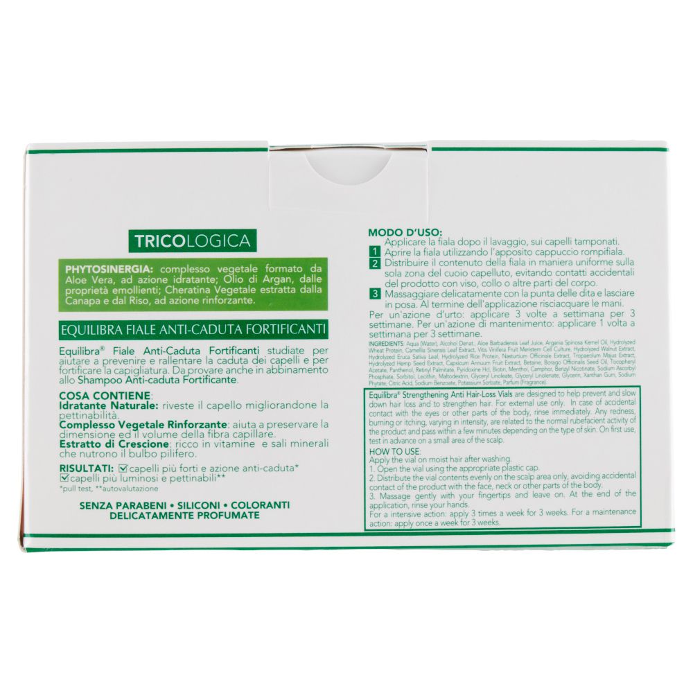 Verpackung für Equilbra Fiale Anti-Caduta Fortificanti Haarkur.