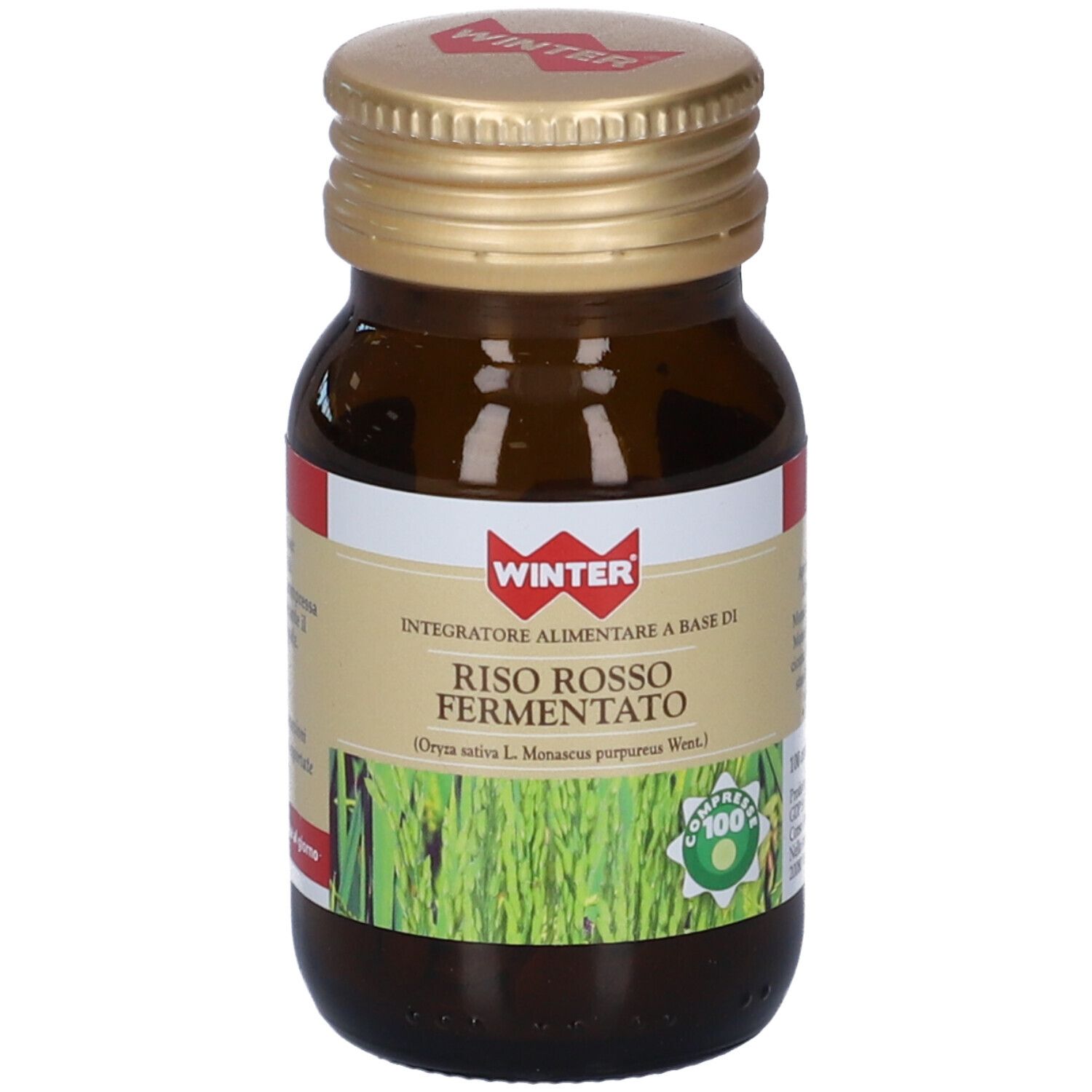 Riso Rosso Fermentato 100Cpr 30 g Tabletten