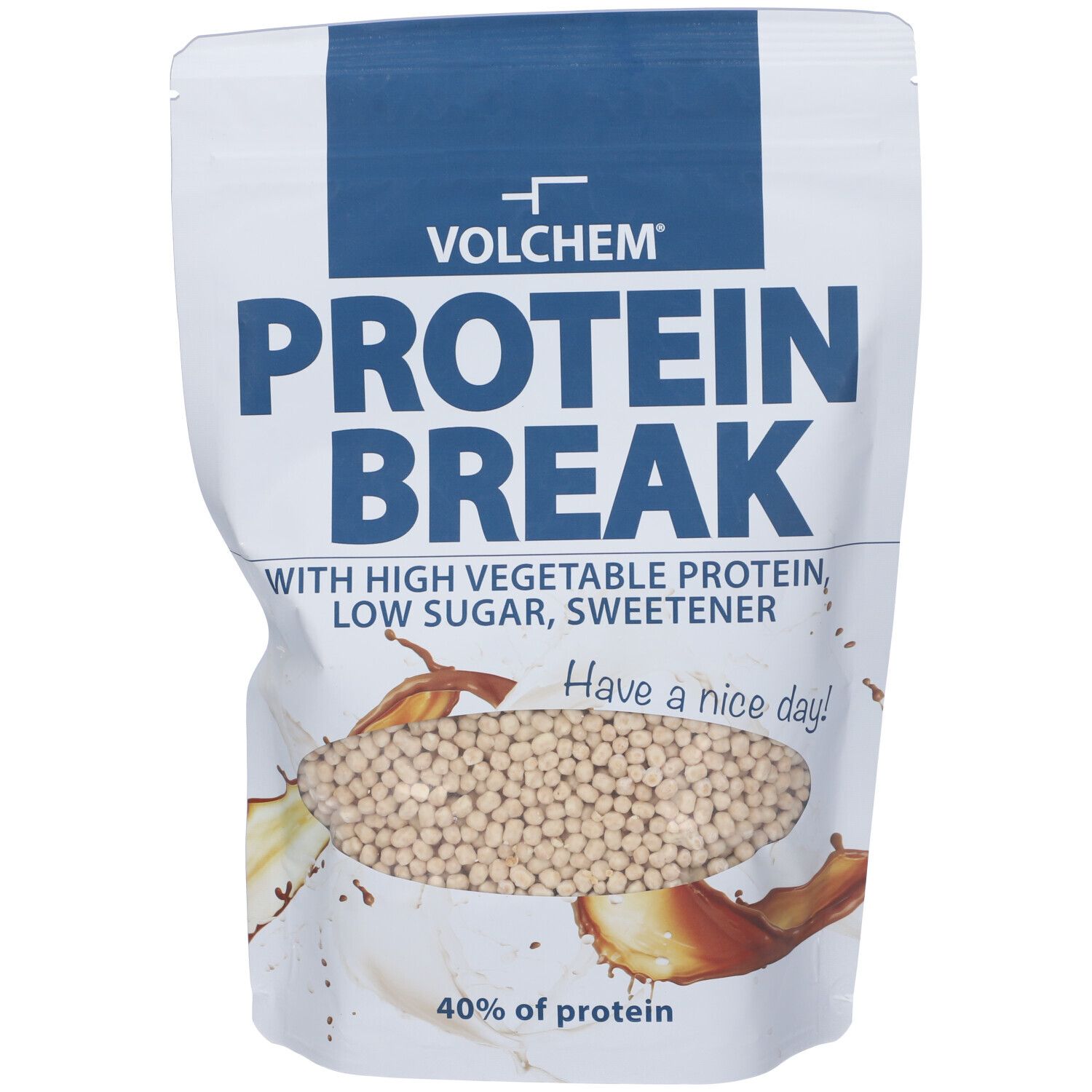 VOLCHEM Protein Break Granella Proteica - Gusto White Chocolate