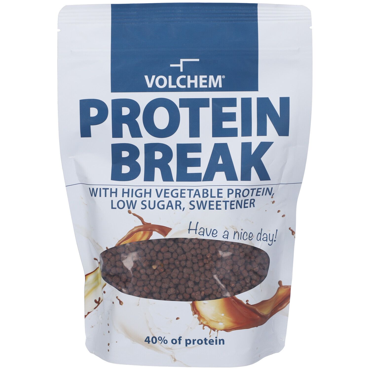 VOLCHEM Protein Break Granella Proteica - Gusto Dark Chocolate