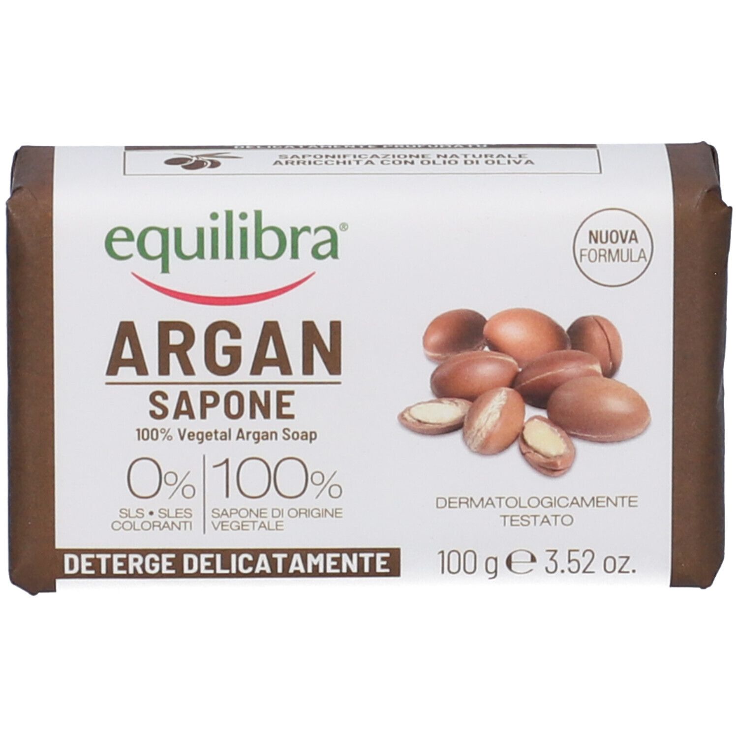 Equilibra Equilibra® Argan Detersione Naturale - Risparmia Il 10% Con Codice: Equilibra1026 100 G Sapone