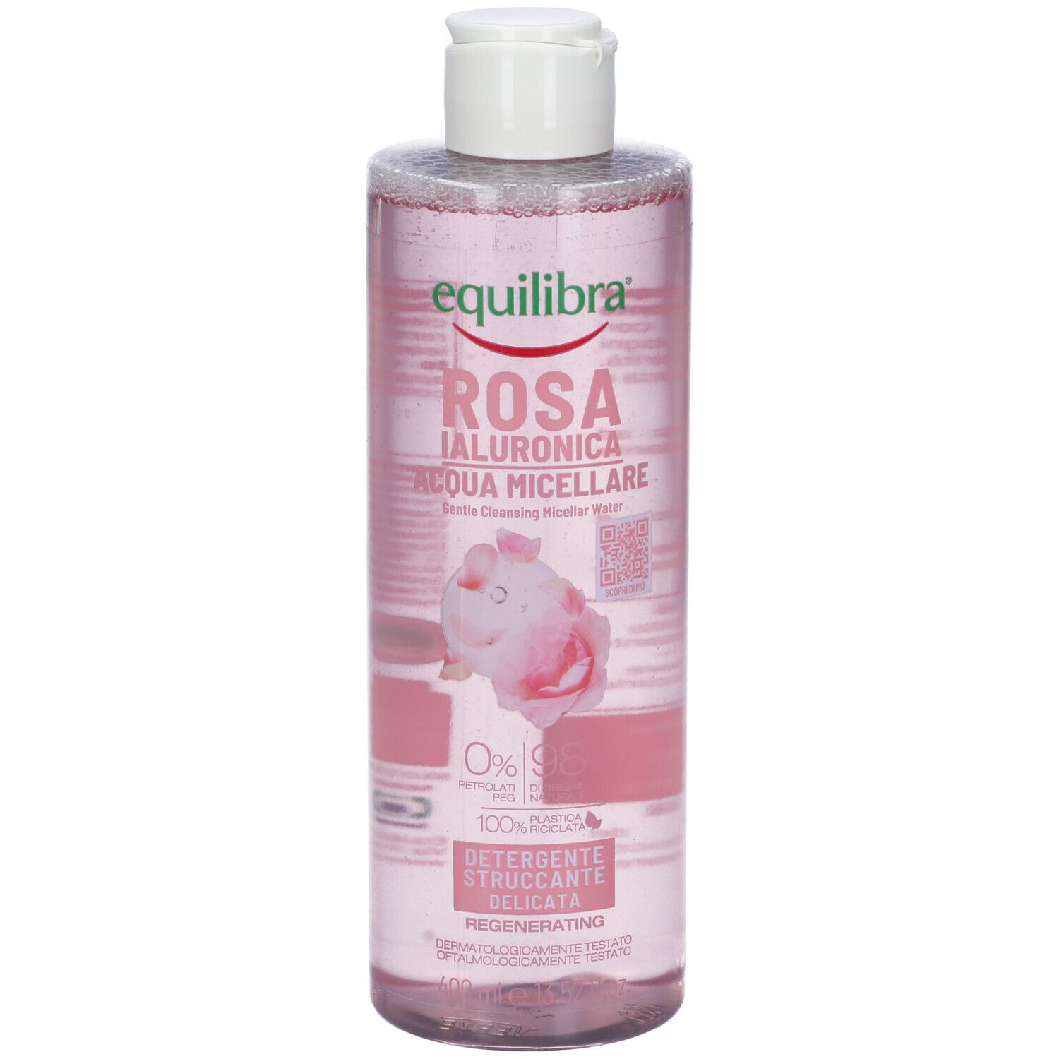 Equilibra® Rosa Ialuronica Acqua Micellare