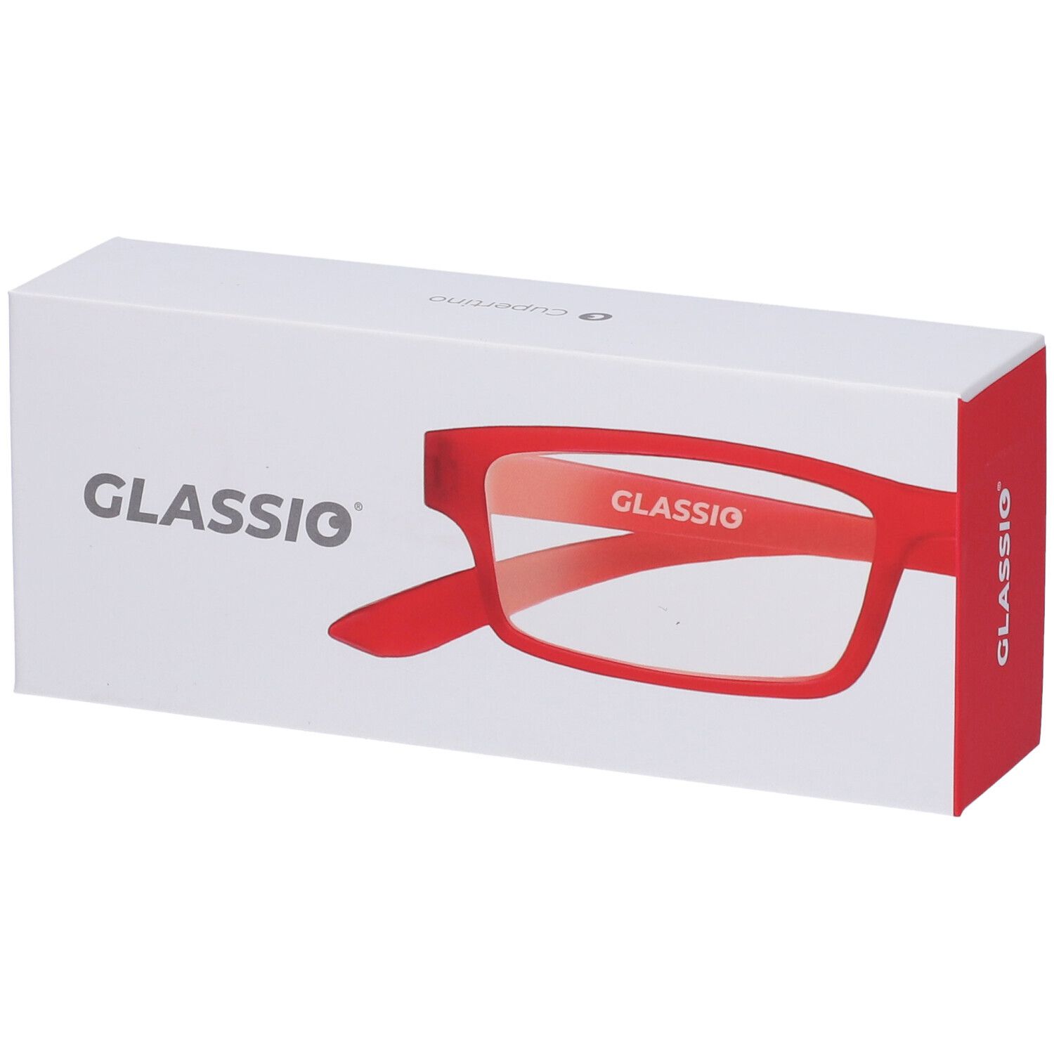 Occhiali da Lettura Glassio Cupertino Colore Rosso Gradazione +3,5