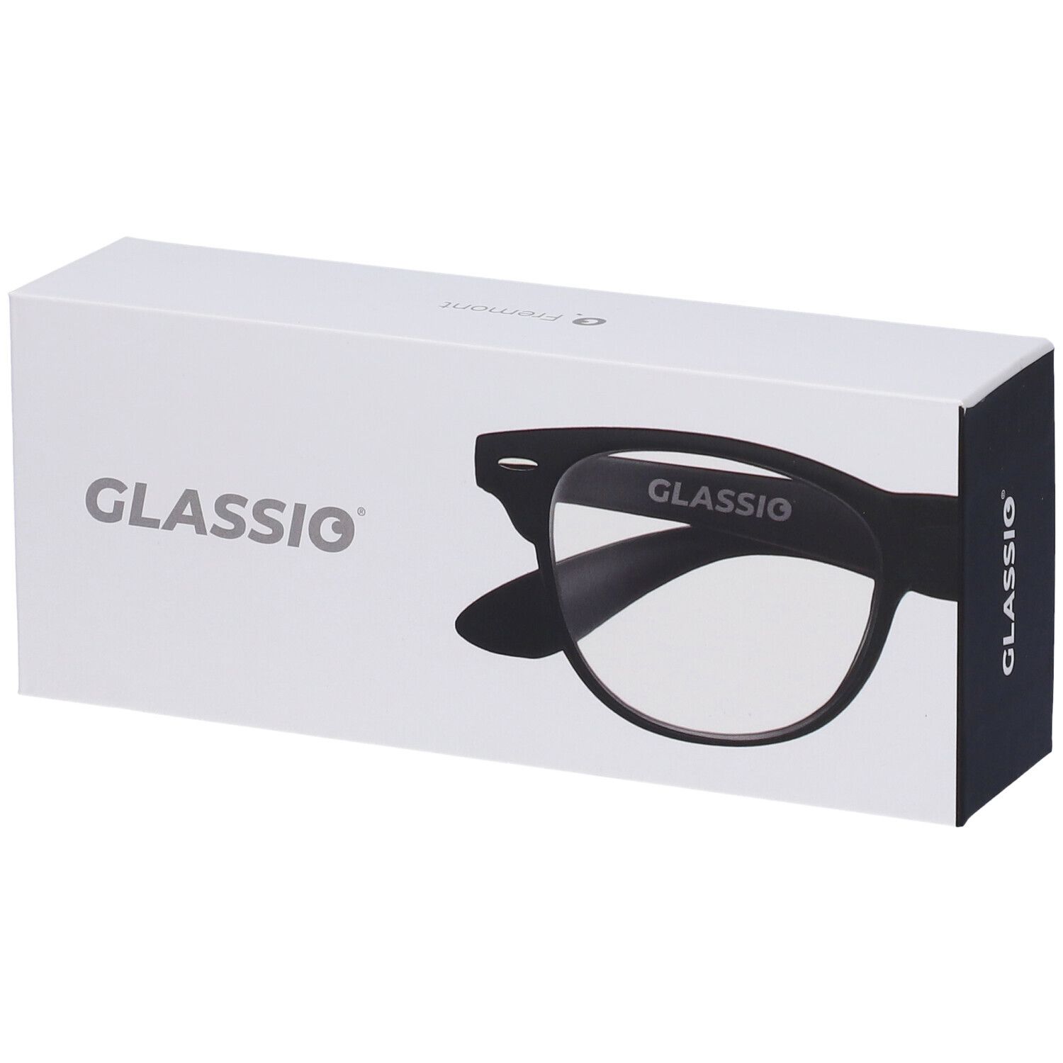 Occhiali da Lettura Glassio Fremont Colore Nero Gradazione +2,0