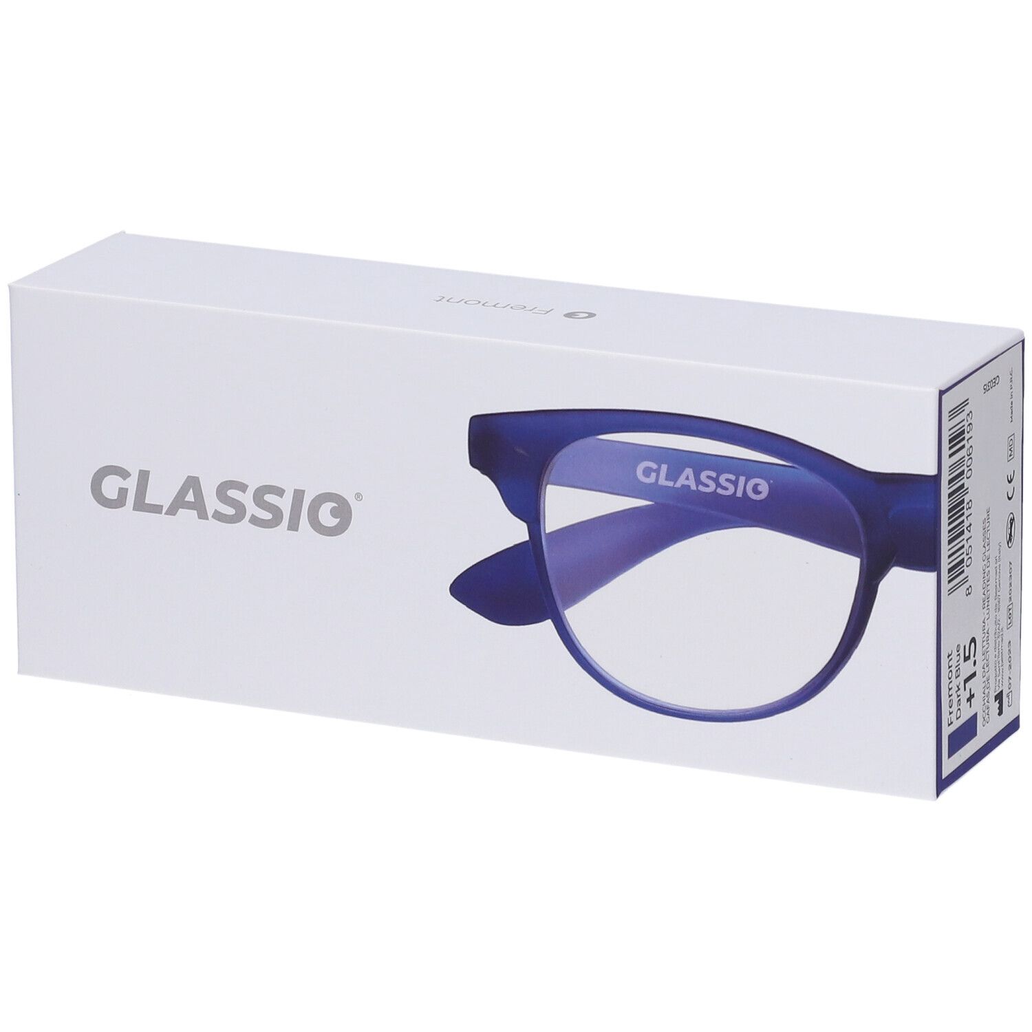 Occhiali da Lettura Glassio Fremont Colore Blu Scuro Gradazione +1,5