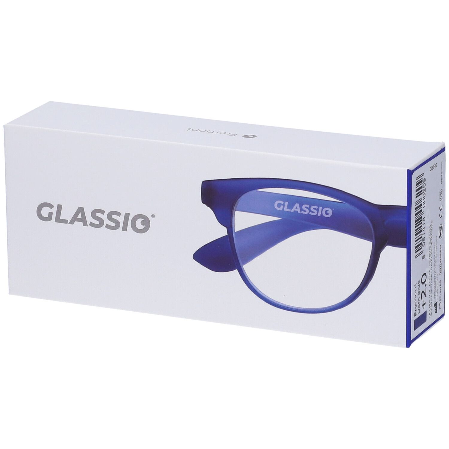 Occhiali da Lettura Glassio Fremont Colore Blu Scuro Gradazione +2,0