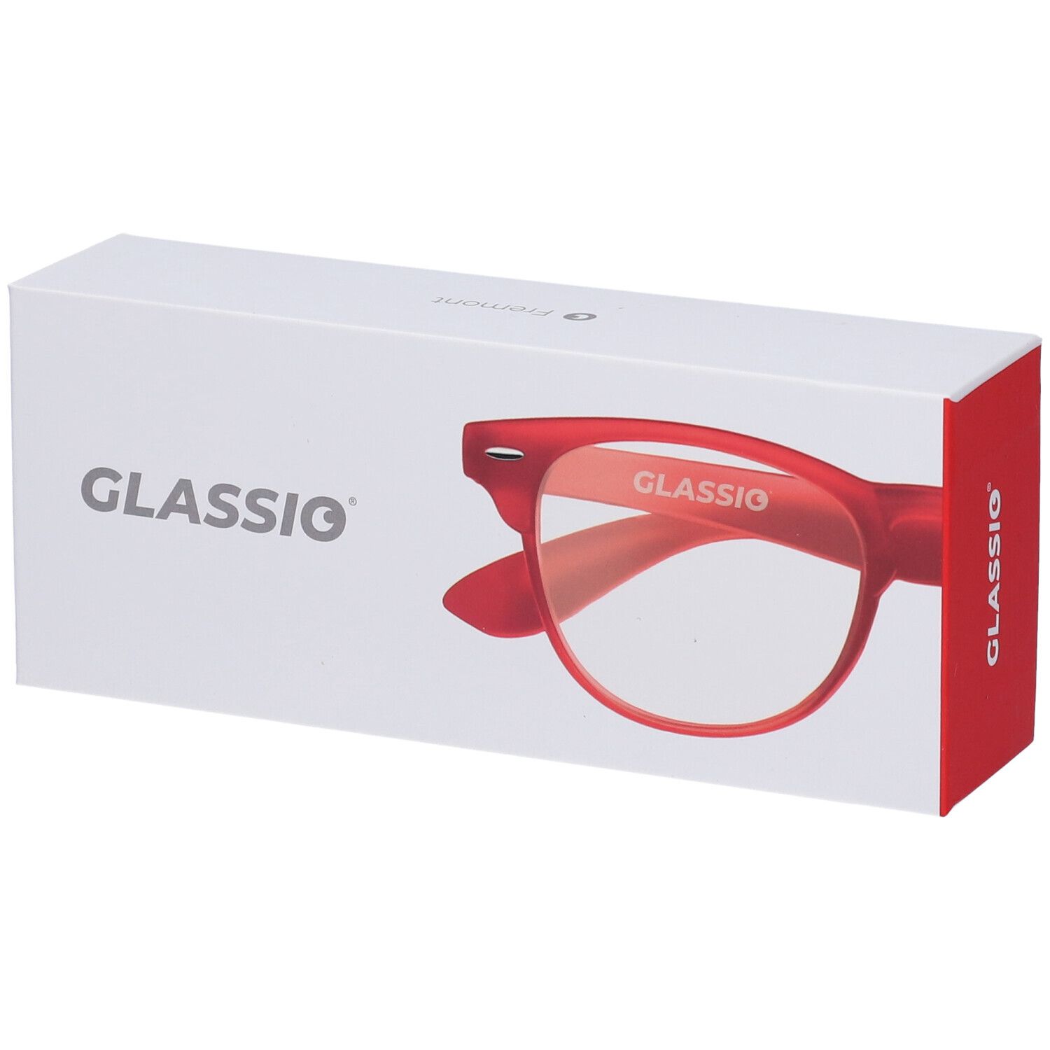 Occhiali da Lettura Glassio Fremont Colore Rosso Gradazione +1,0