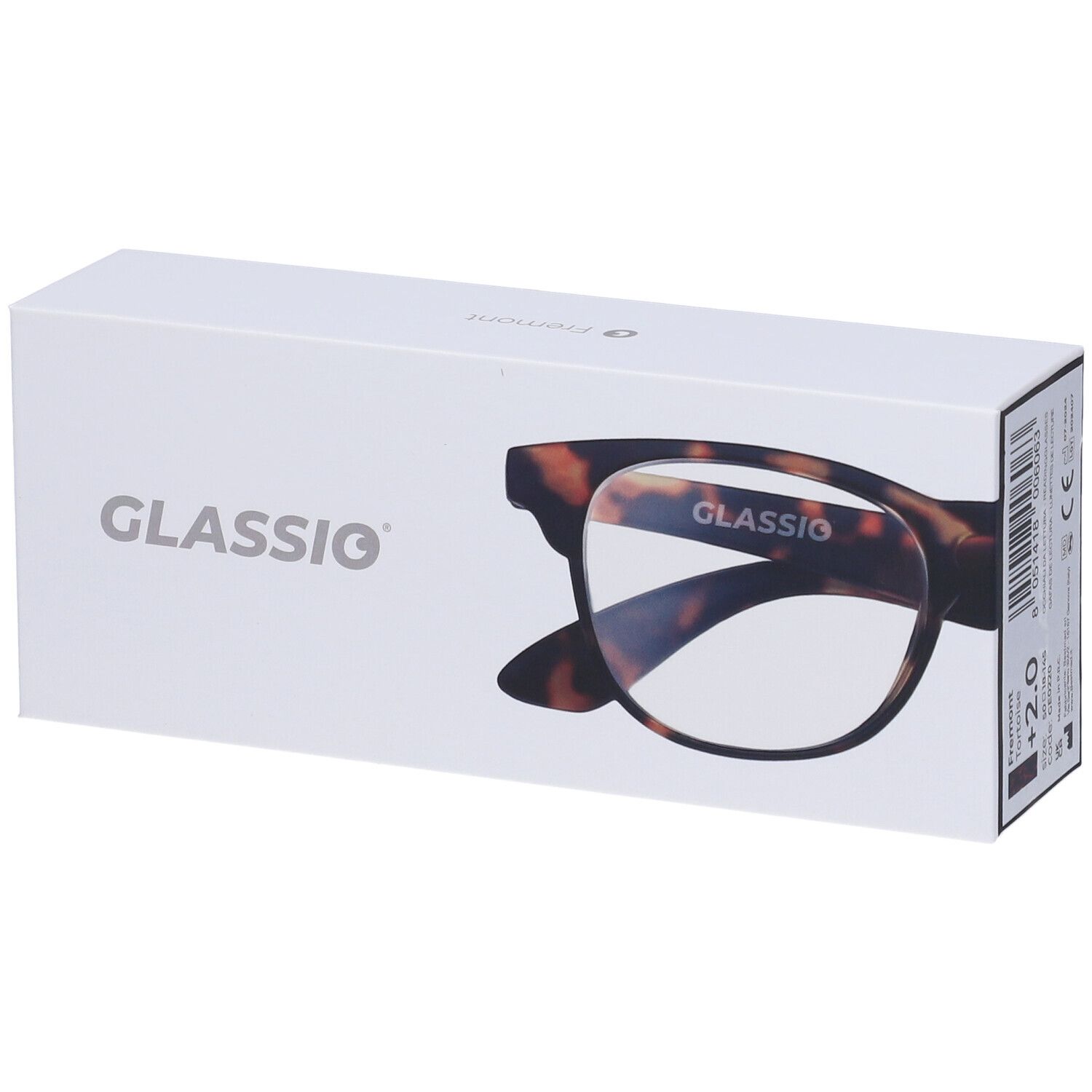 Occhiali da Lettura Glassio Fremont Colore Tortoise Gradazione +2,0
