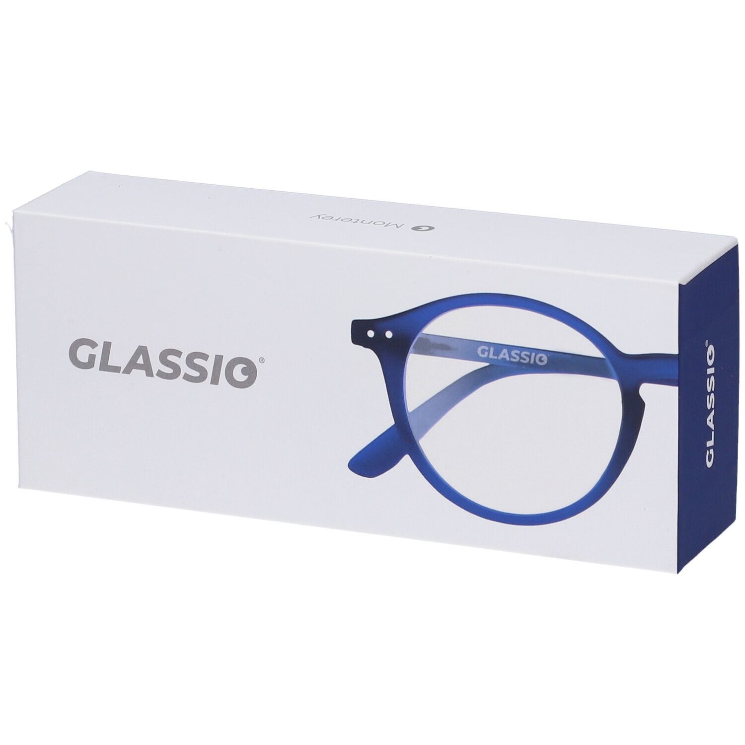 Occhiali da Lettura Glassio Monterey Colore Blu Scuro Gradazione +1,0