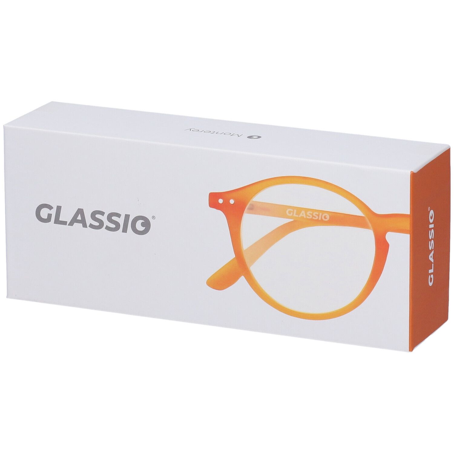 Occhiali da Lettura Glassio Monterey Colore Arancione Gradazione +1,0