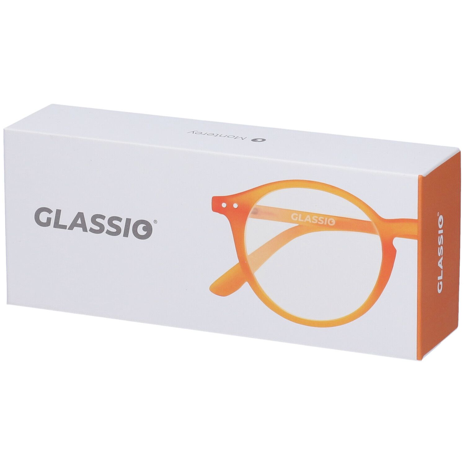 Occhiali da Lettura Glassio Monterey Colore Arancione Gradazione +2,0