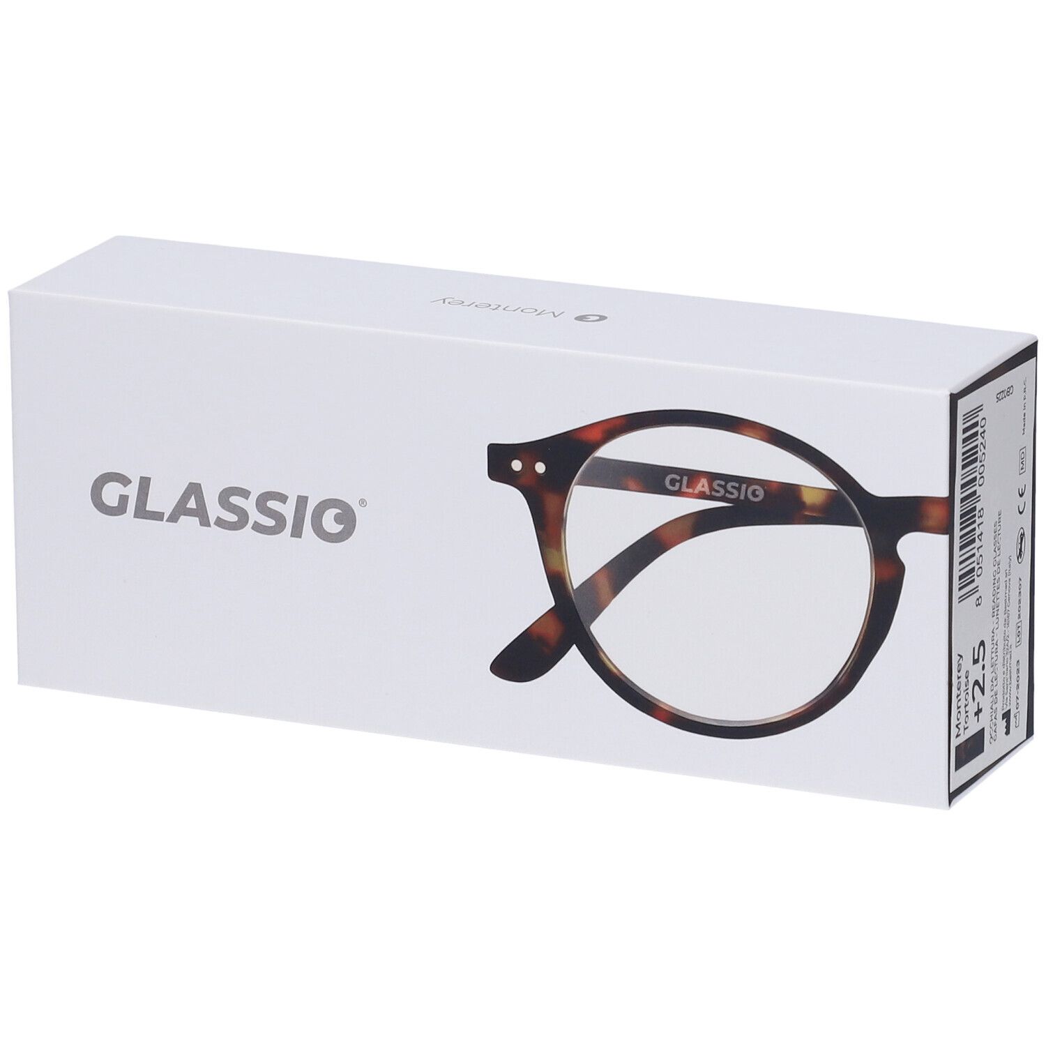 Occhiali da Lettura Glassio Monterey Colore Tortoise Gradazione +2,5