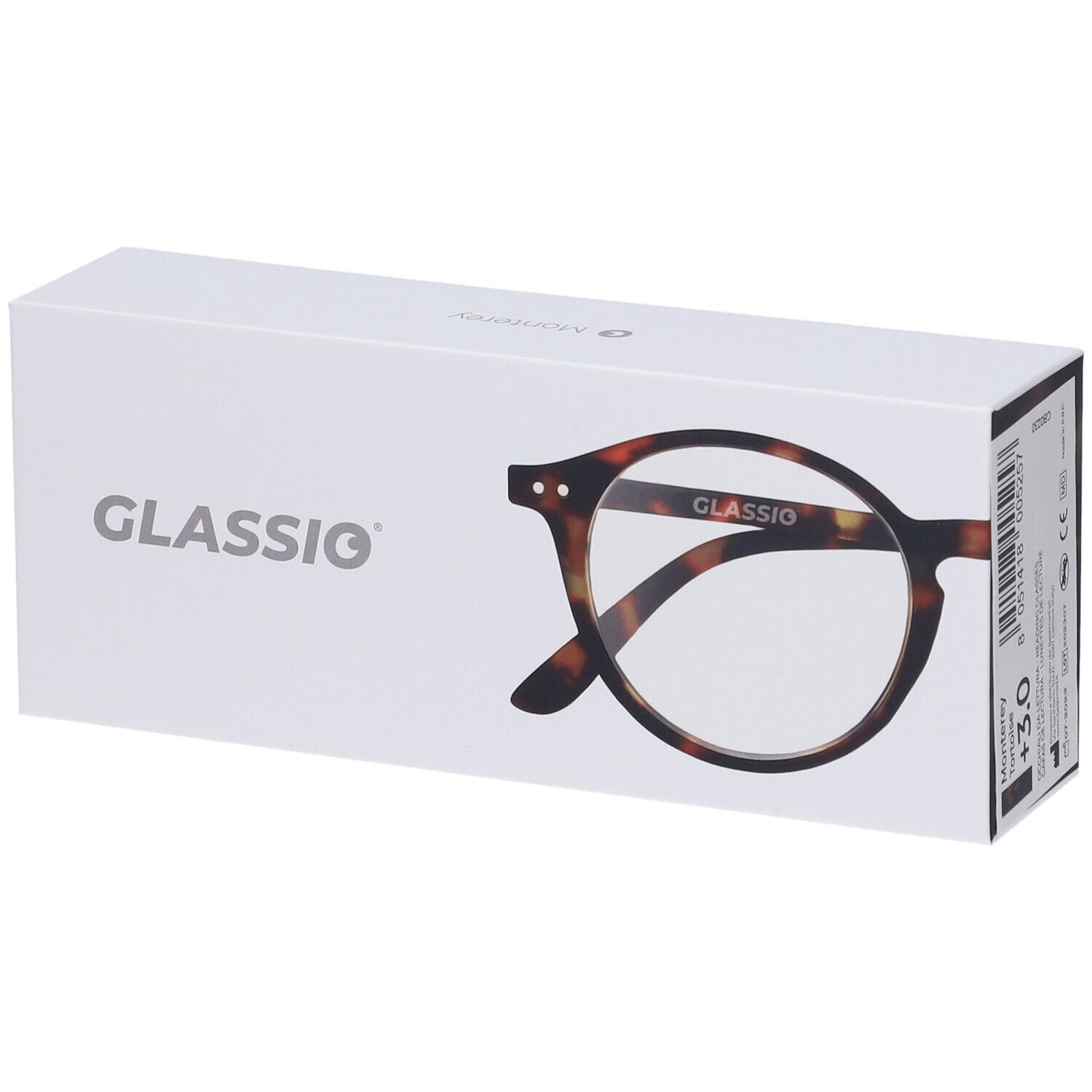 Occhiali da Lettura Glassio Monterey Colore Tortoise Gradazione +3,0