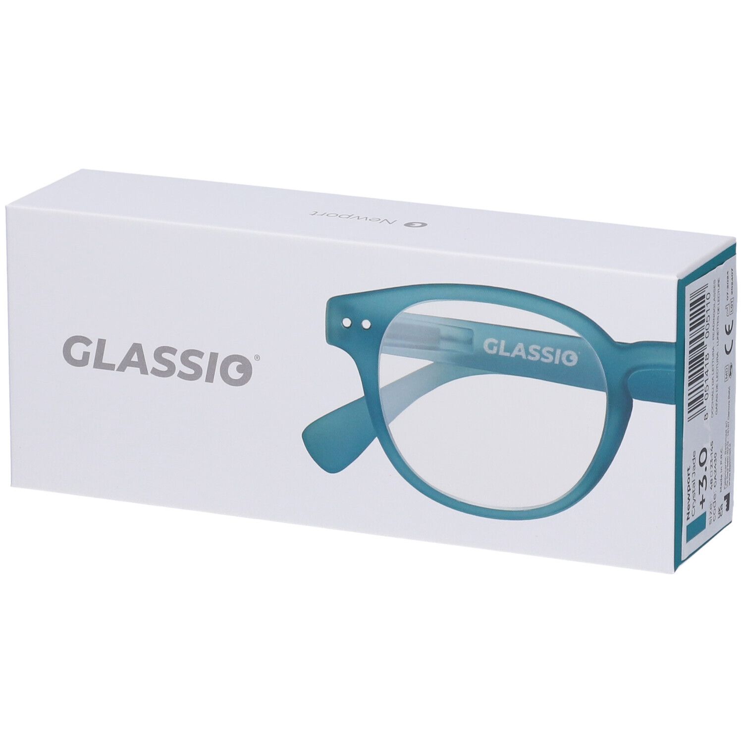 Occhiali da Lettura Glassio Newport Colore Crystal Jade Gradazione +3,0