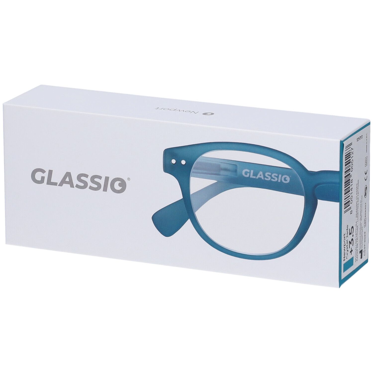 Occhiali da Lettura Glassio Newport Colore Crystal Jade Gradazione +3,5