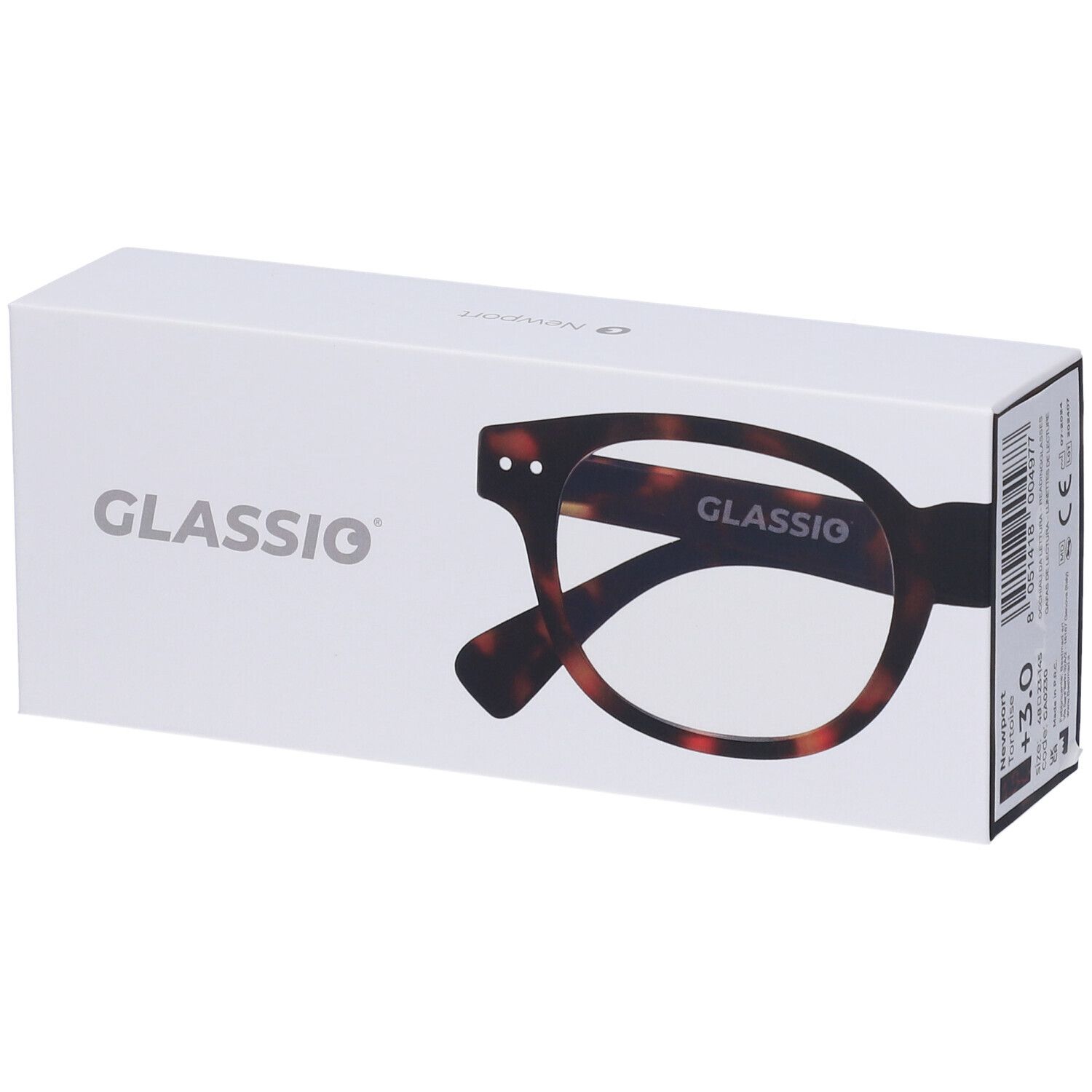 Occhiali da Lettura Glassio Newport Colore Tortoise Gradazione +3,0