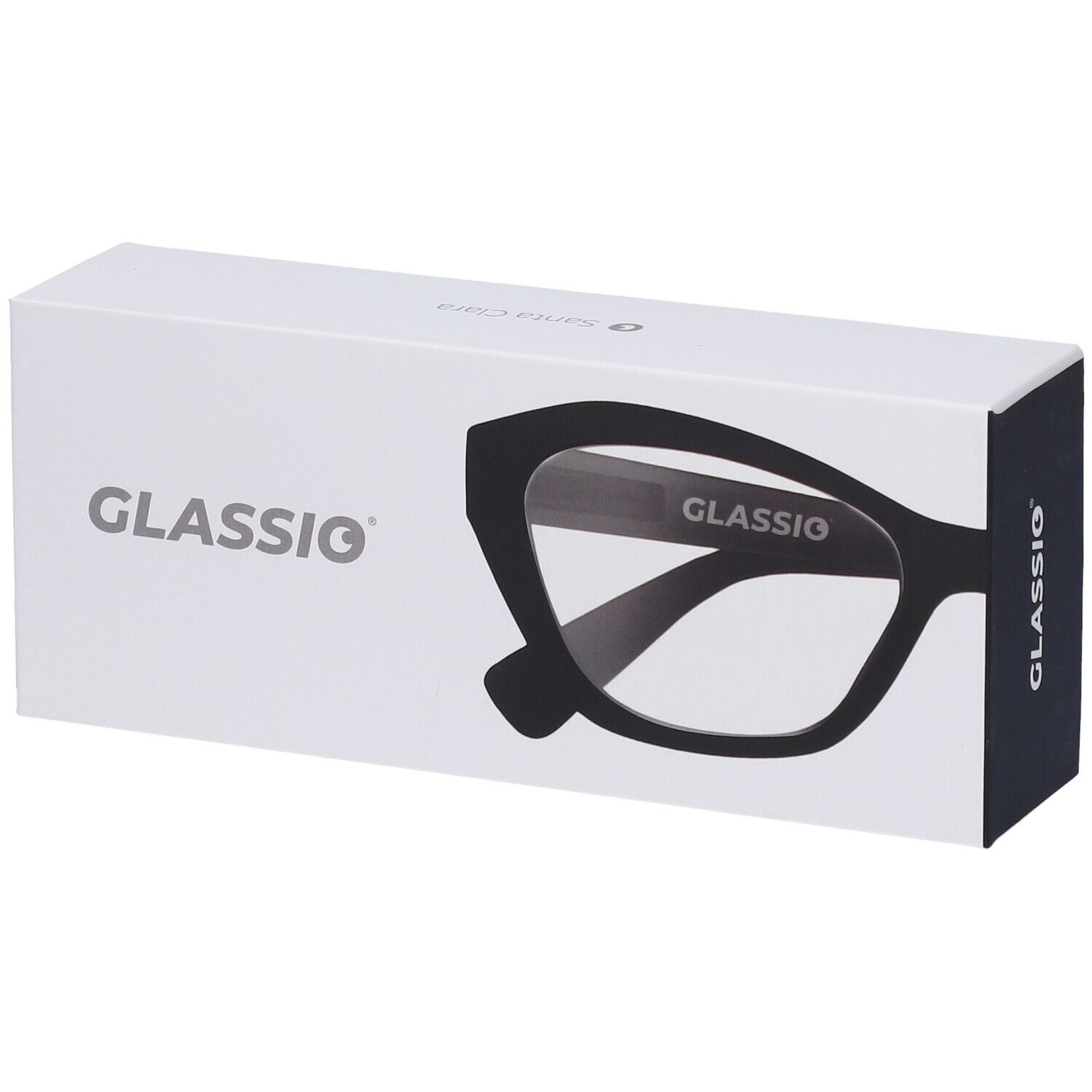 Occhiali da Lettura Glassio Santa Clara Colore Nero Gradazione +2,0