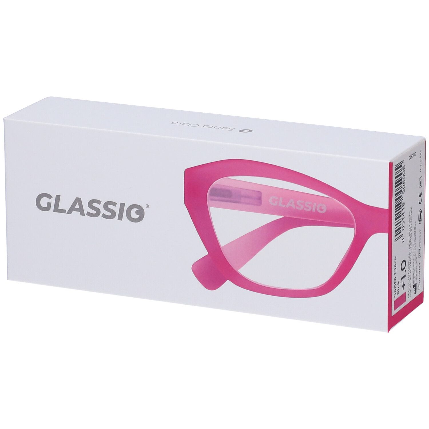 Occhiali da Lettura Glassio Santa Clara Colore Rosa Gradazione +1,0