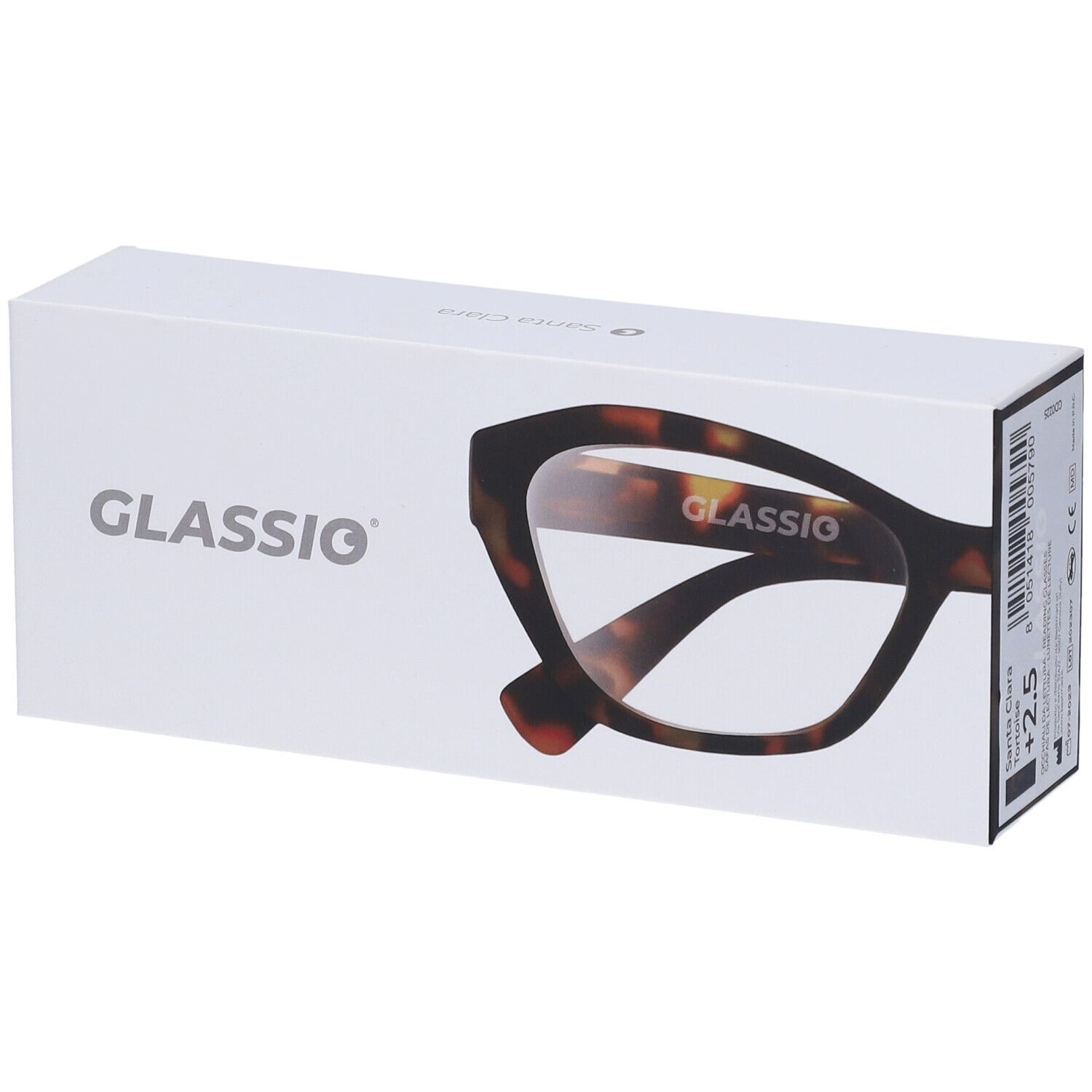 Occhiali da Lettura Glassio Santa Clara Colore Tortoise Gradazione +2,5