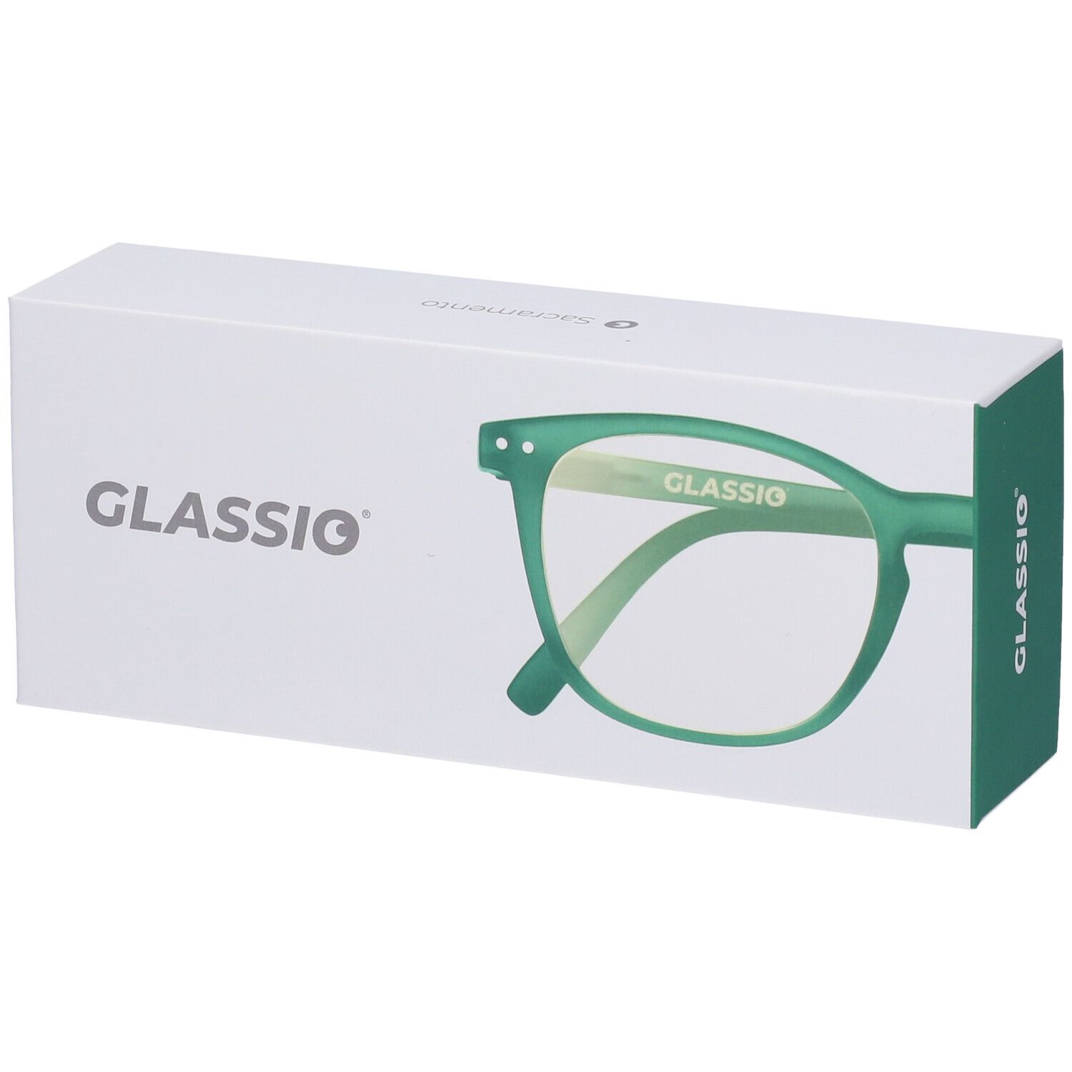 Occhiali da Lettura Glassio Sacramento Colore Verde Foresta Gradazione +2,0