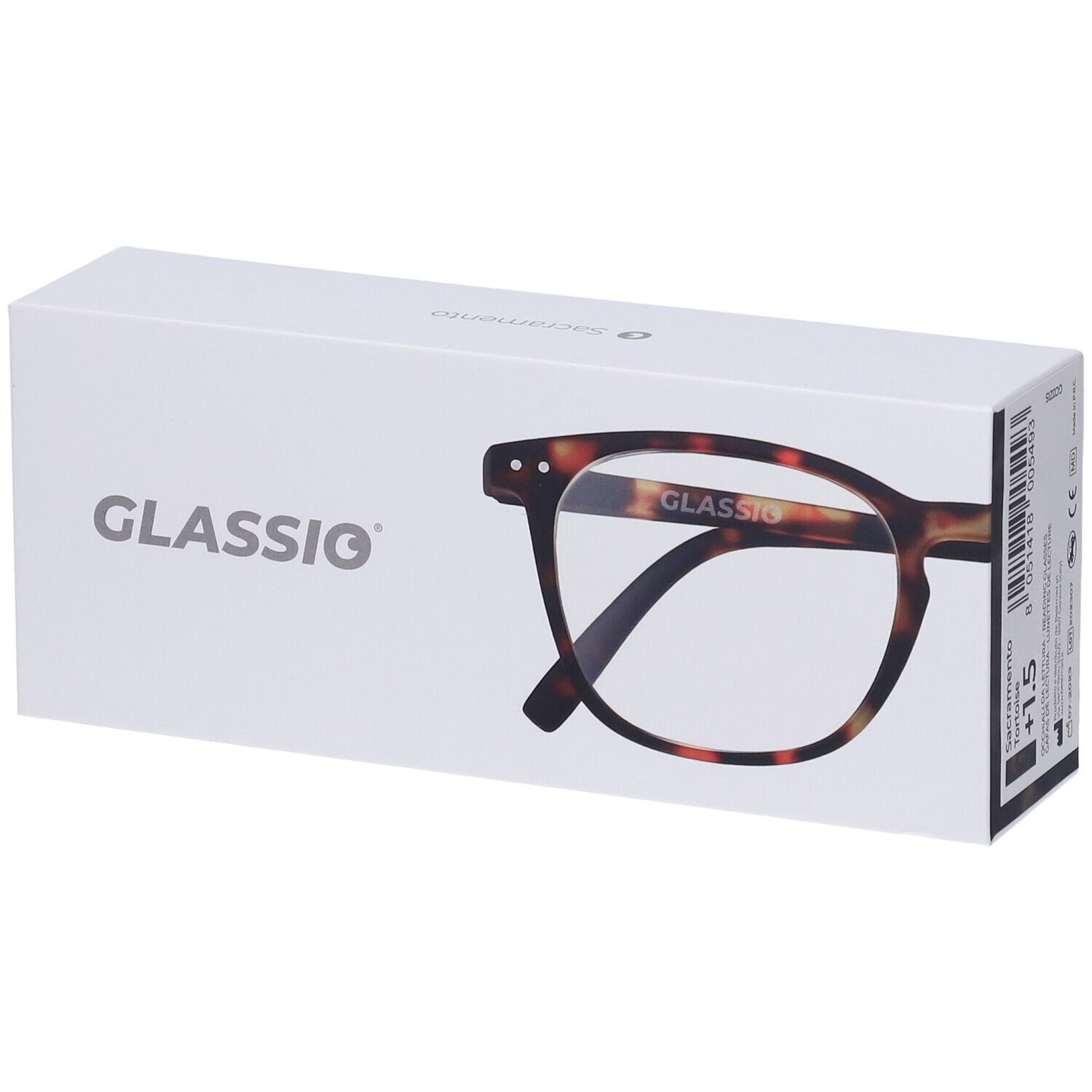 Occhiali da Lettura Glassio Sacramento Colore Tortoise Gradazione +1,5